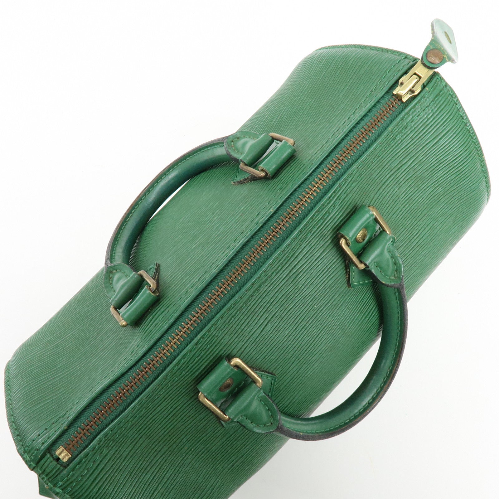 Louis Vuitton Epi Speedy 25 Hand Bag Boston Bag Borneo Green M43014