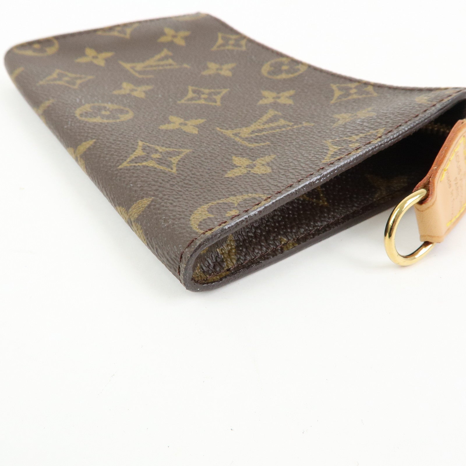 Louis Vuitton Set of 2 Monogram Canvas Bucket PM Pouch Brown