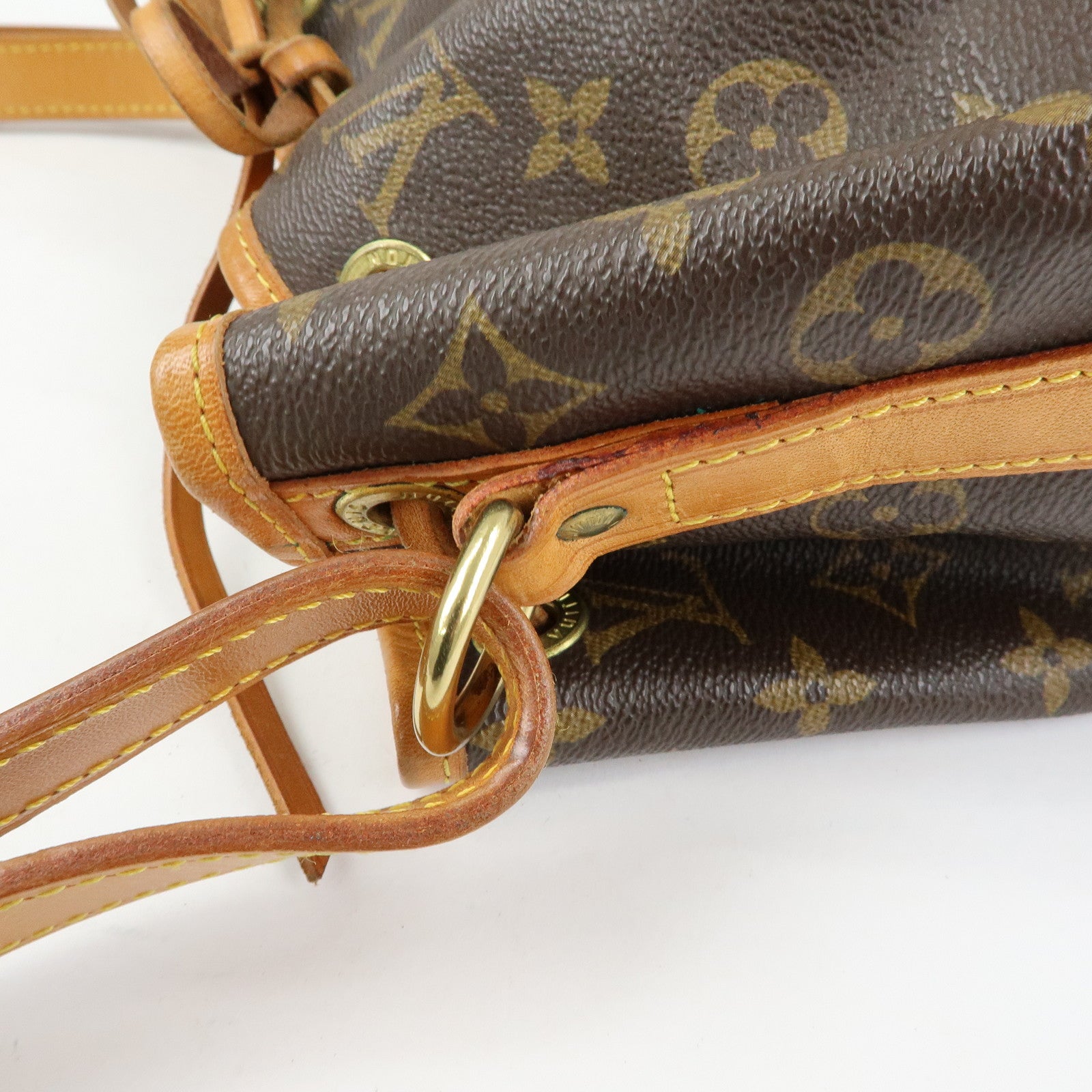 Louis Vuitton Monogram Petit Noe Shoulder Bag Brown M42226