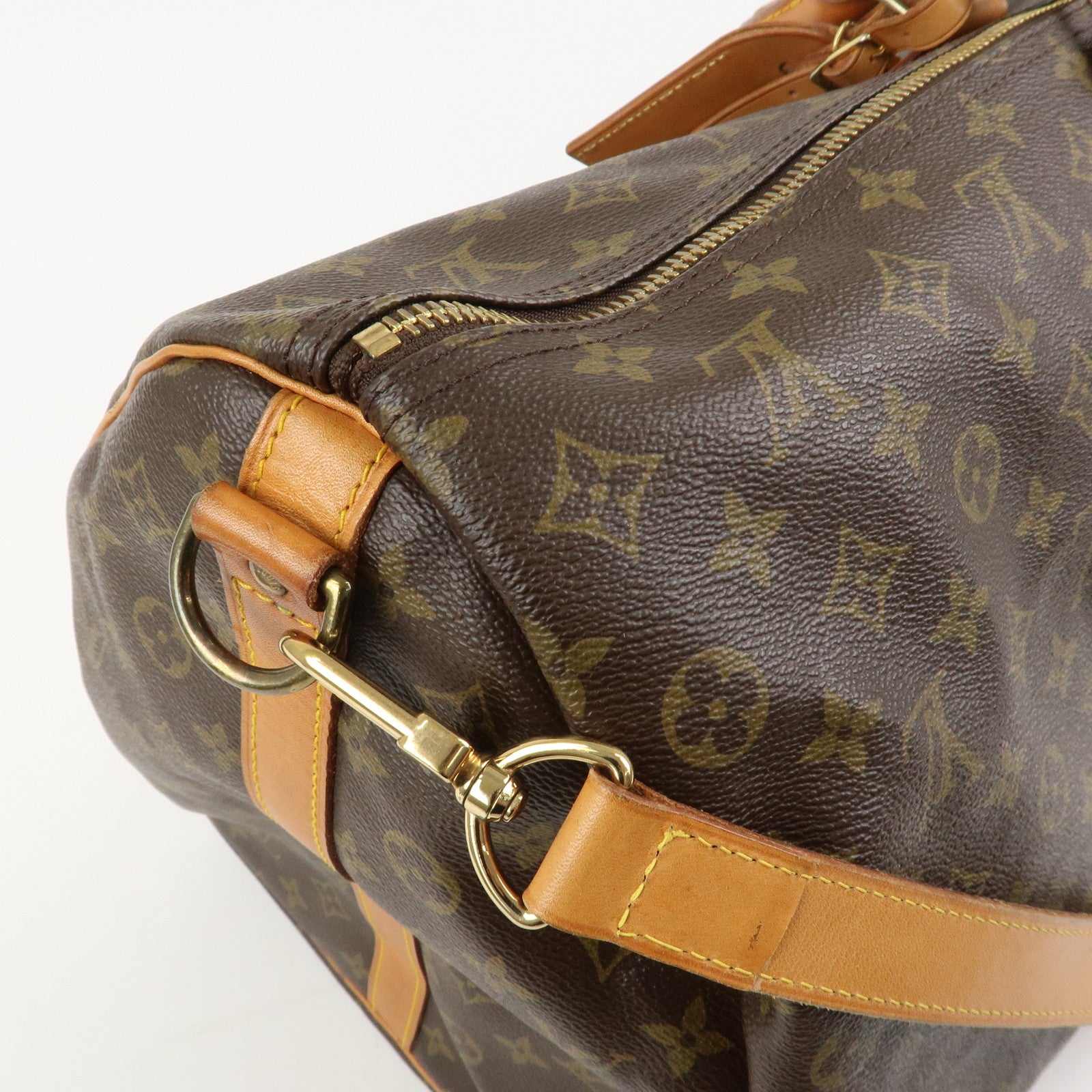 Louis Vuitton Monogram Keep All Bandouliere 60 Boston Bag M41412