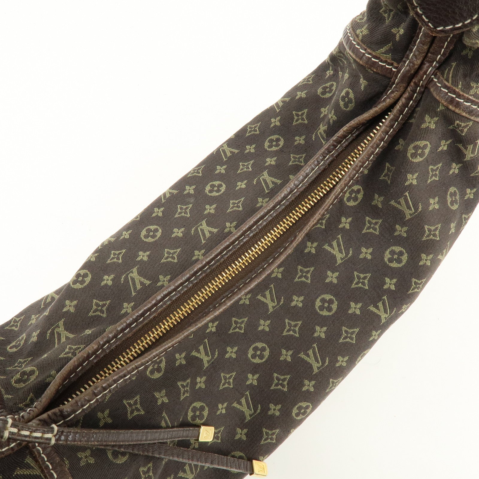 Louis Vuitton Monogram Mini Lin Manon MM Shoulder Bag Ebene M95619