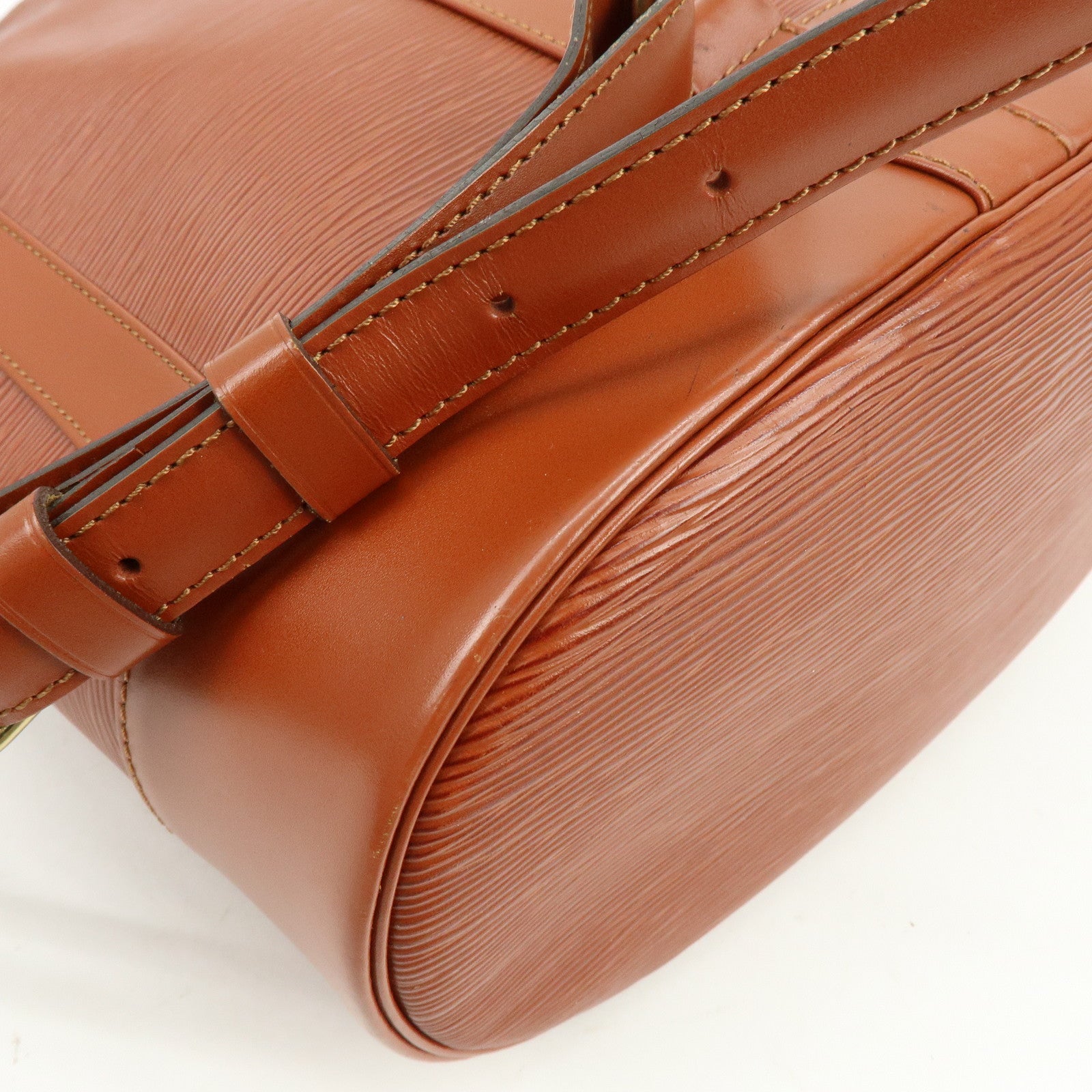 Louis Vuitton Epi Randonnee PM Shoulder Bag Kenya Brown M52353