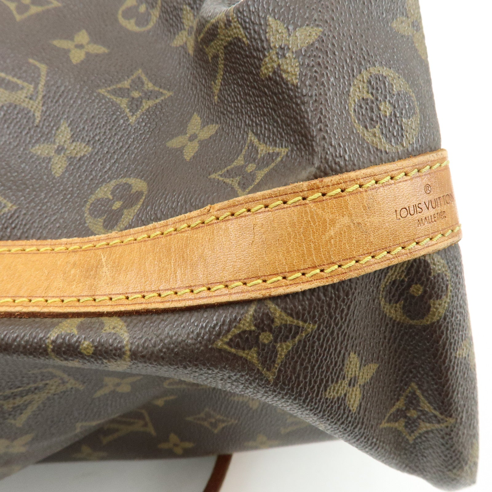 Louis Vuitton Monogram Petit Noe Shoulder Bag Brown M42226
