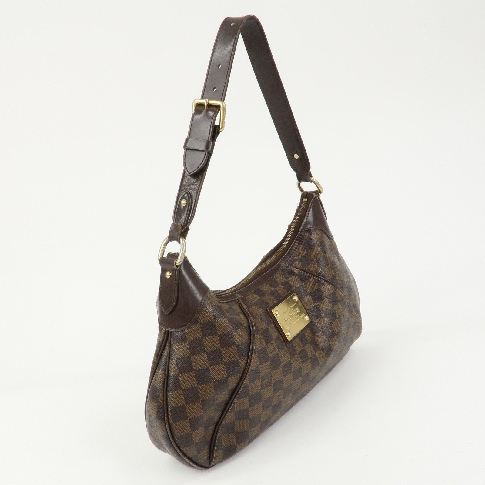 Louis Vuitton Damier Thames GM Shoulder Bag Brown N48181