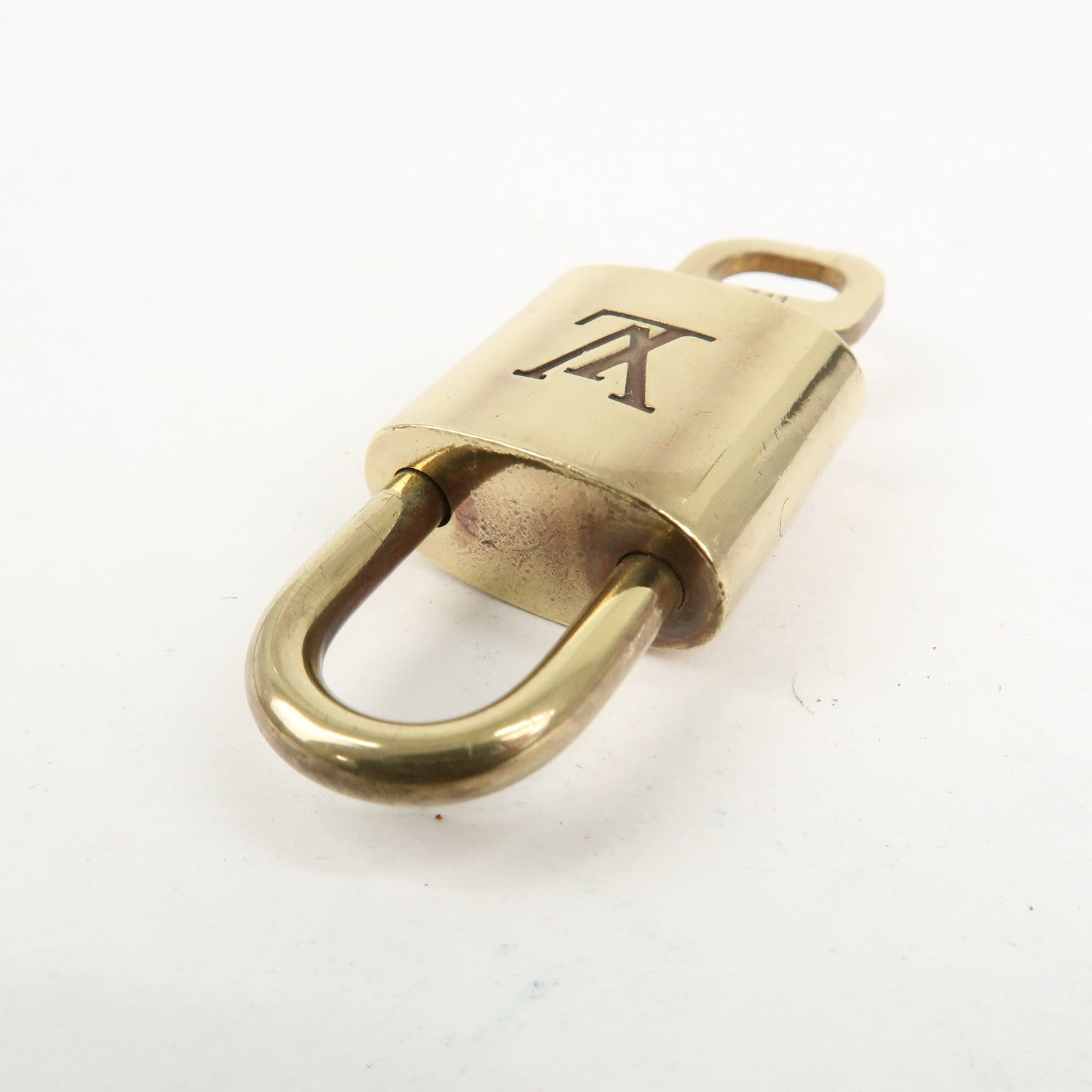 Louis Vuitton Set of 10 Lock & Key Cadena Key Lock Metal Gold Used