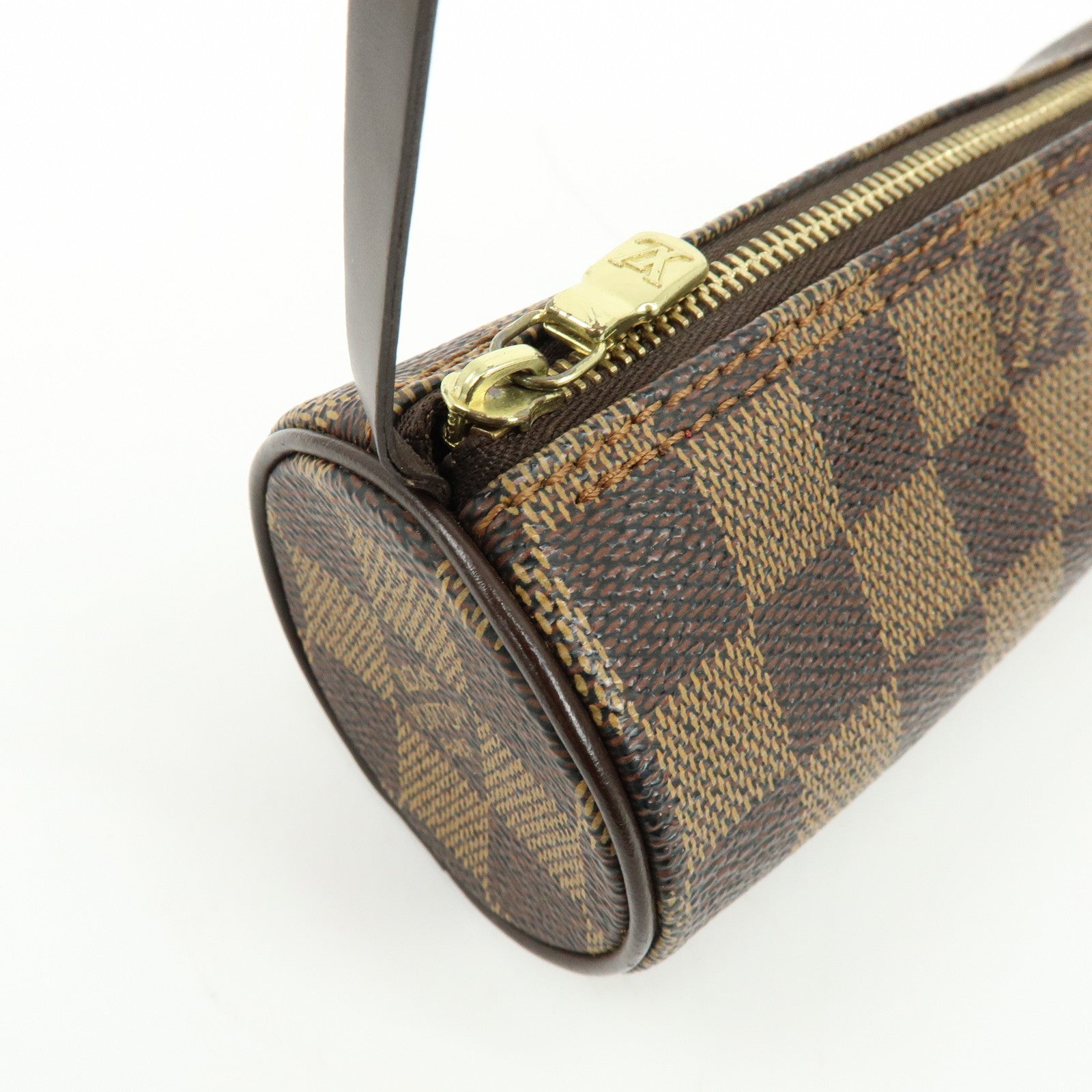 Louis Vuitton Damier Ebene Mini Pouch for Papillon Bag Brown