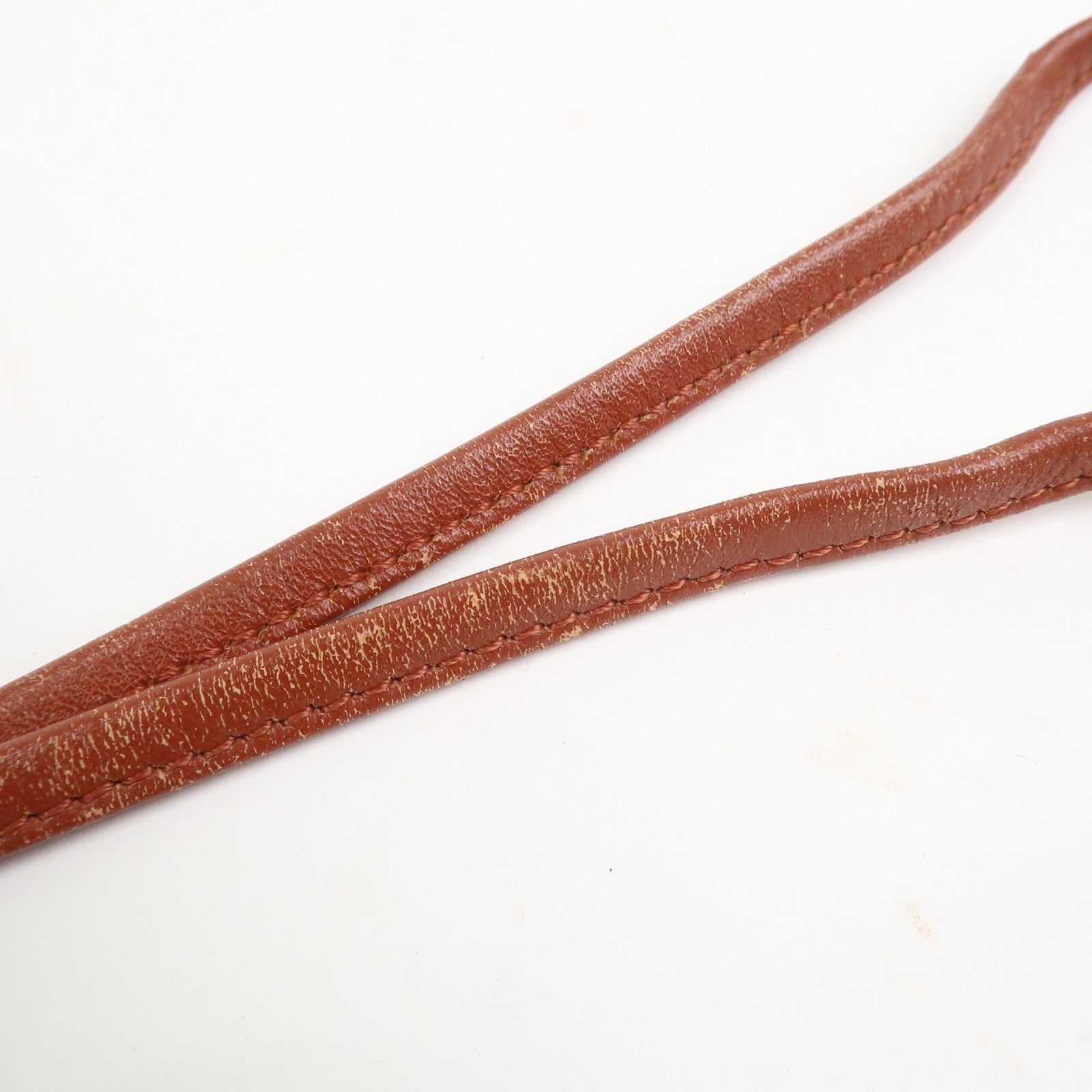 MCM Visetos Leather Drawstring Shoulder Bag Brown