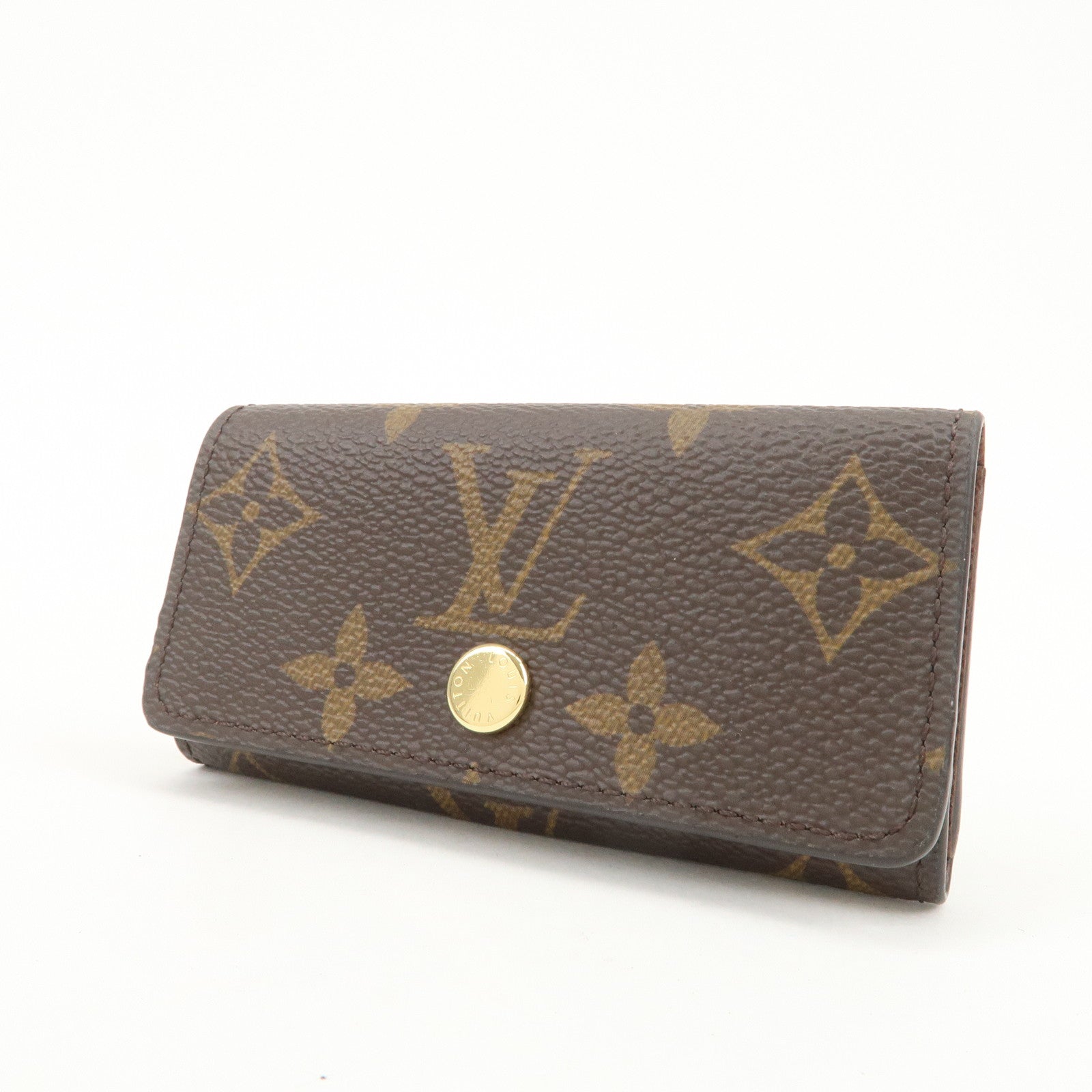 Louis Vuitton Monogram Multicles 4 Key Case Key Holder Brown M6263