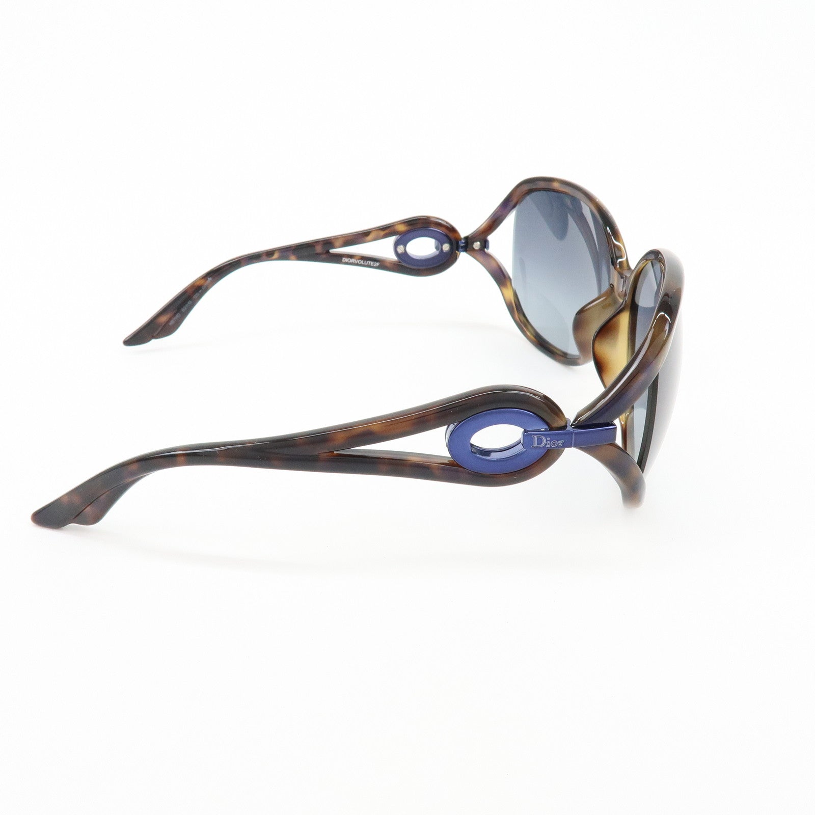 Christian Dior Plastic Sunglasses 62□15 120 Brown NB7HD
