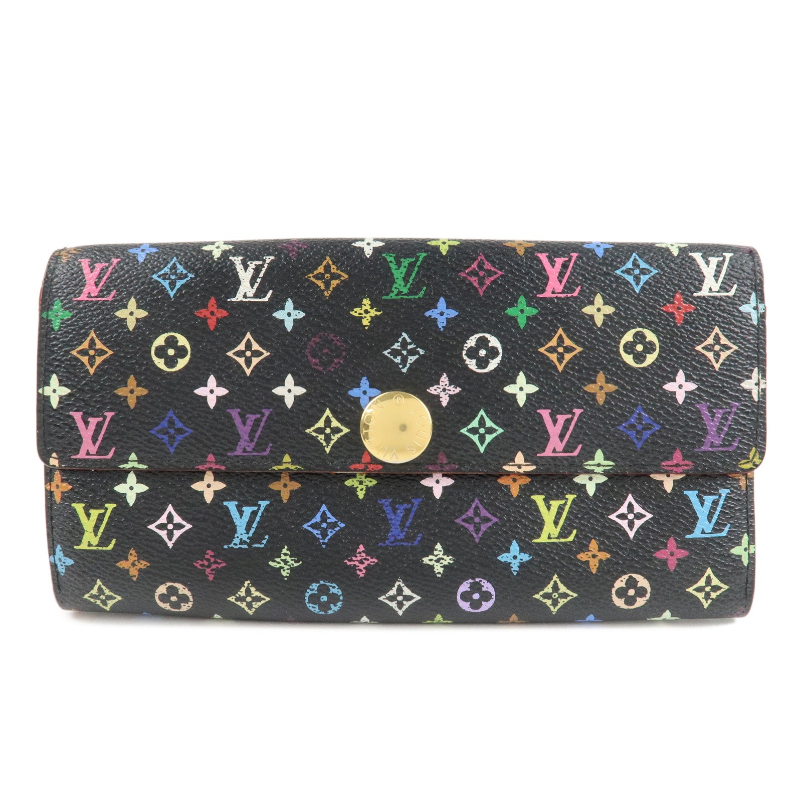 Louis Vuitton Monogram MultiColor Portefeuille Sarah Wallet M9353 Used