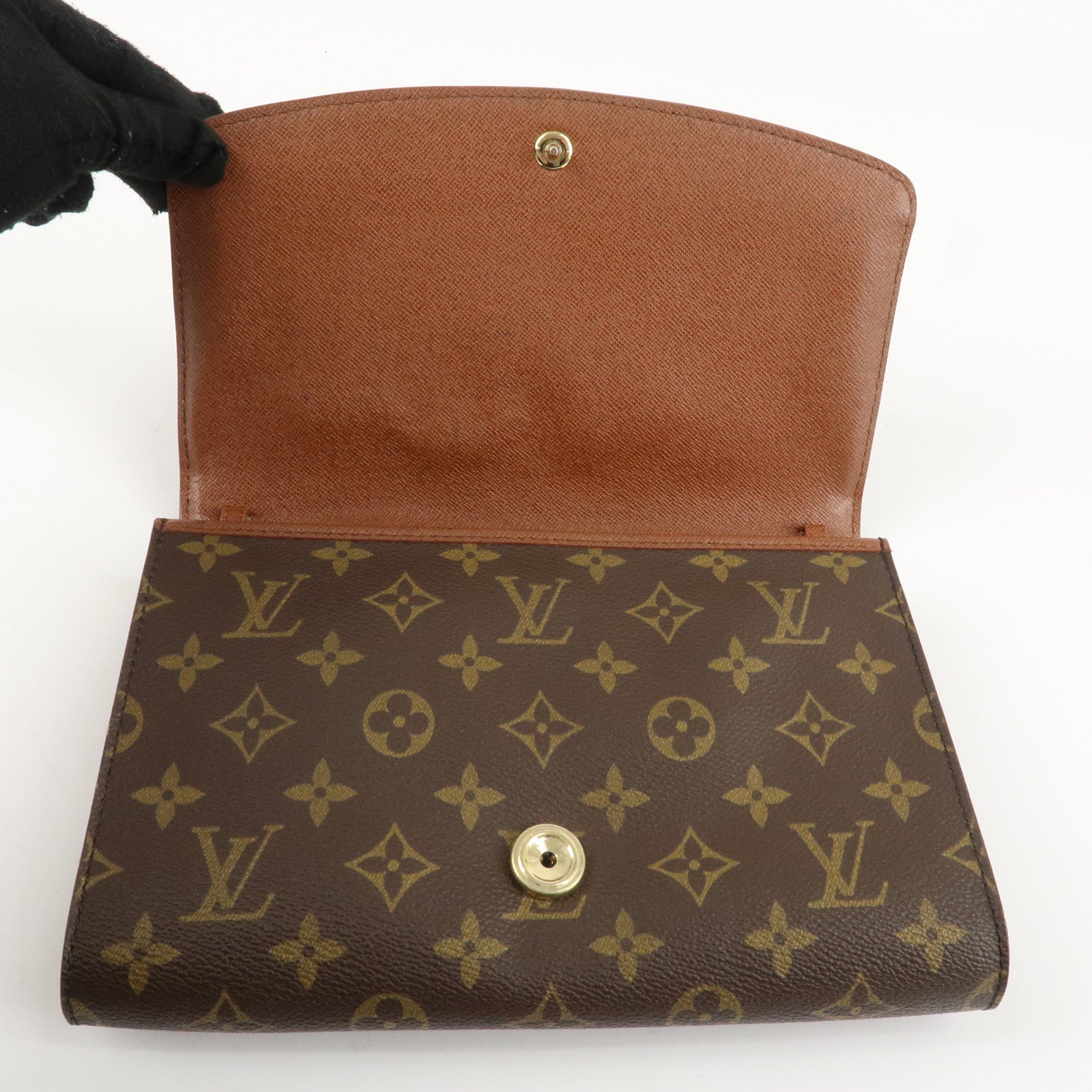 Louis Vuitton Monogram Bordeaux Shoulder Bag Hand Bag M51798 Used