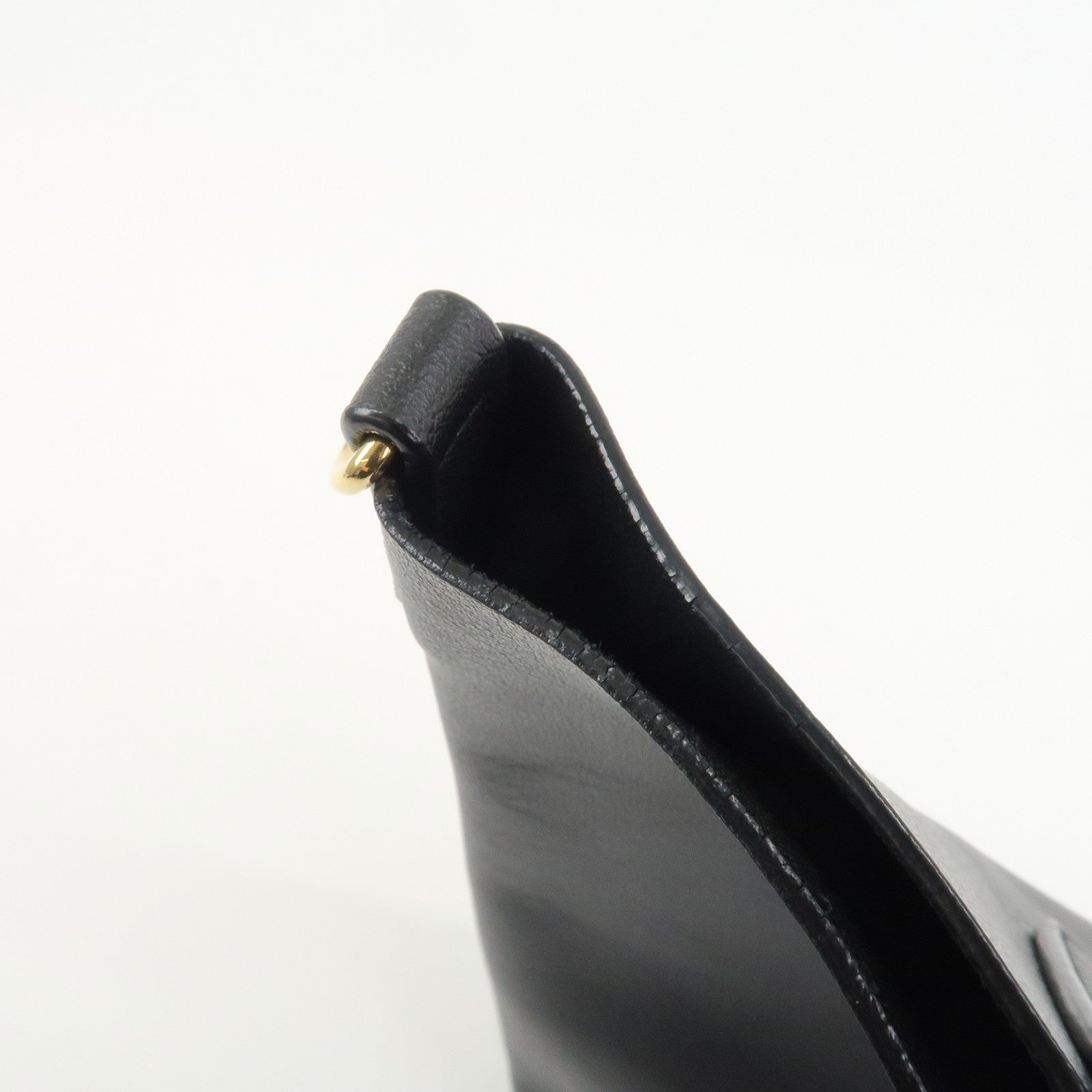 SAINT LAURENT PARIS Leather Toy Shopping Bag 2Way Bag Black 600306