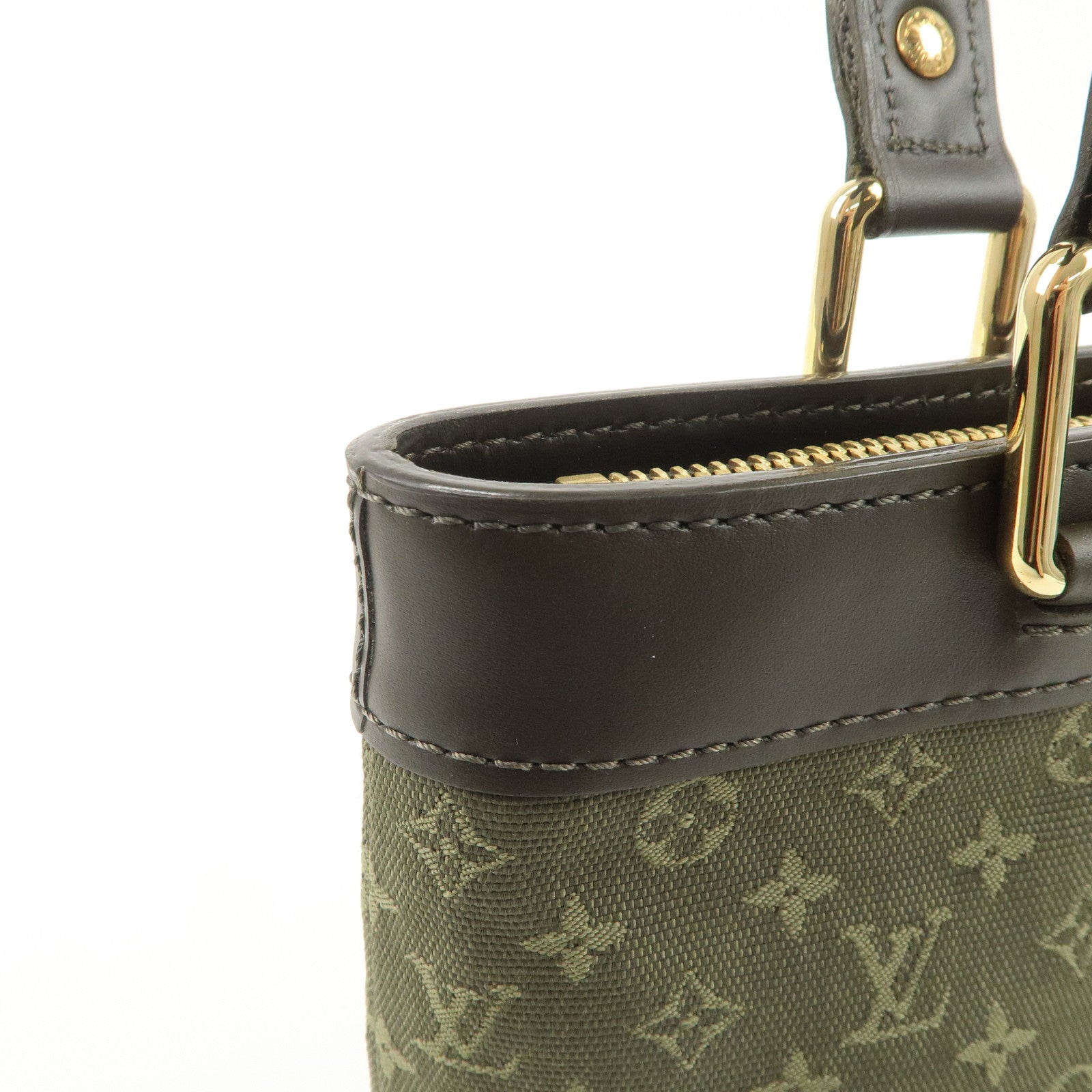 Louis Vuitton Monogram Mini Lucille PM Hand Bag TST Khaki M92682
