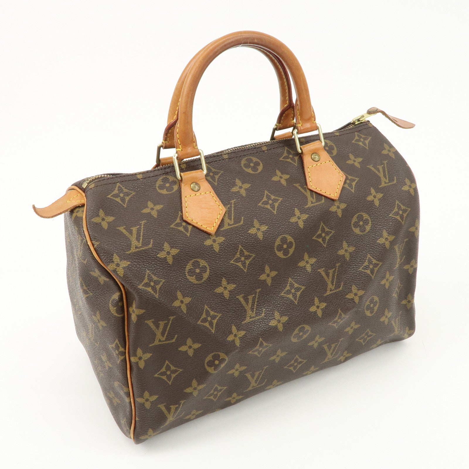 Louis Vuitton Monogram Speedy 30 Boston Bag Hand Bag M41526 Used