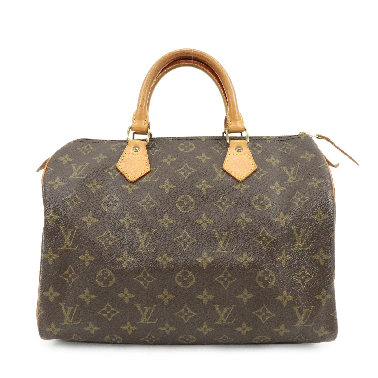 Louis Vuitton Monogram Speedy 30 Boston Bag Hand Bag Brown M41526