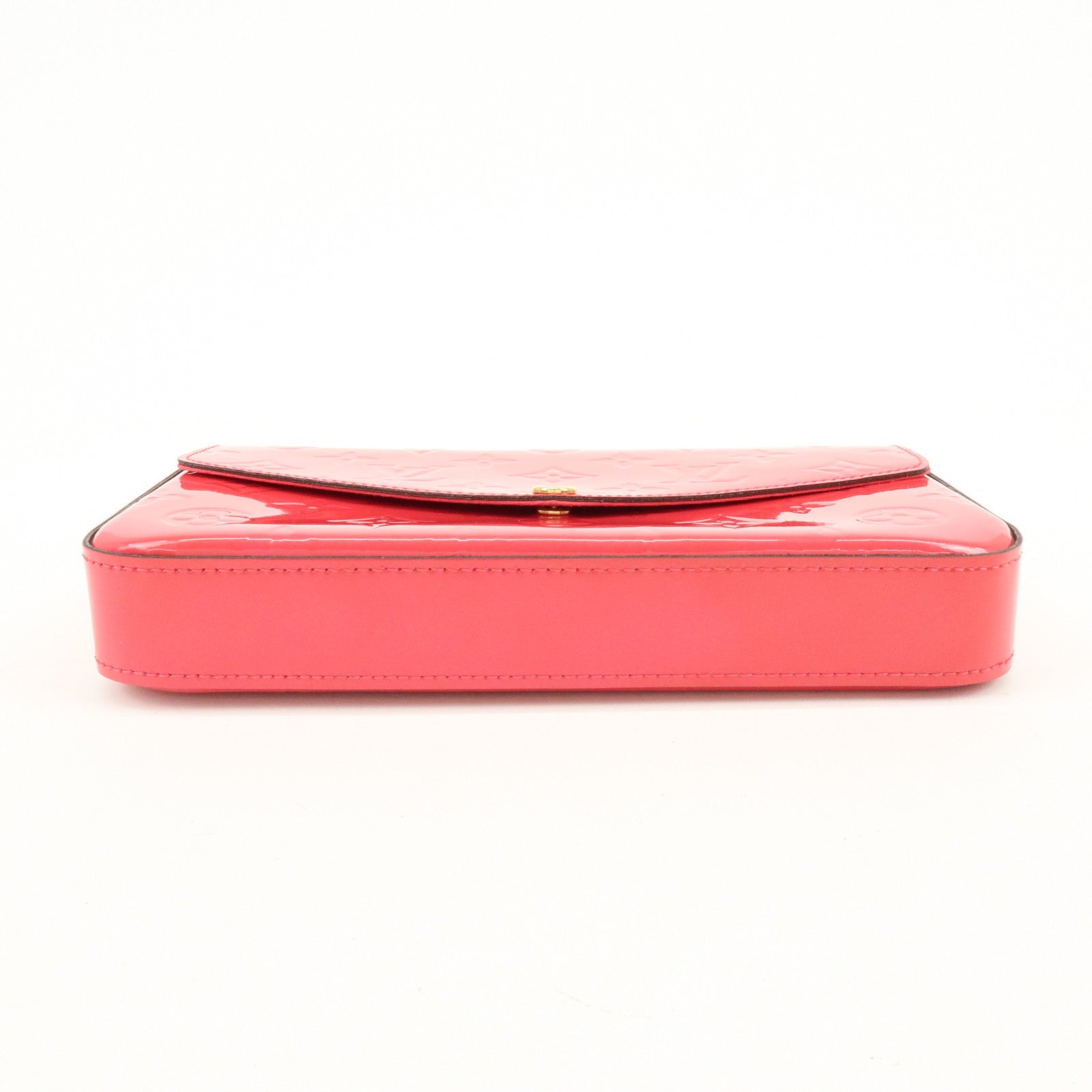 Louis Vuitton Monogram Vernis Leather Pochette Felicie Pink M61787