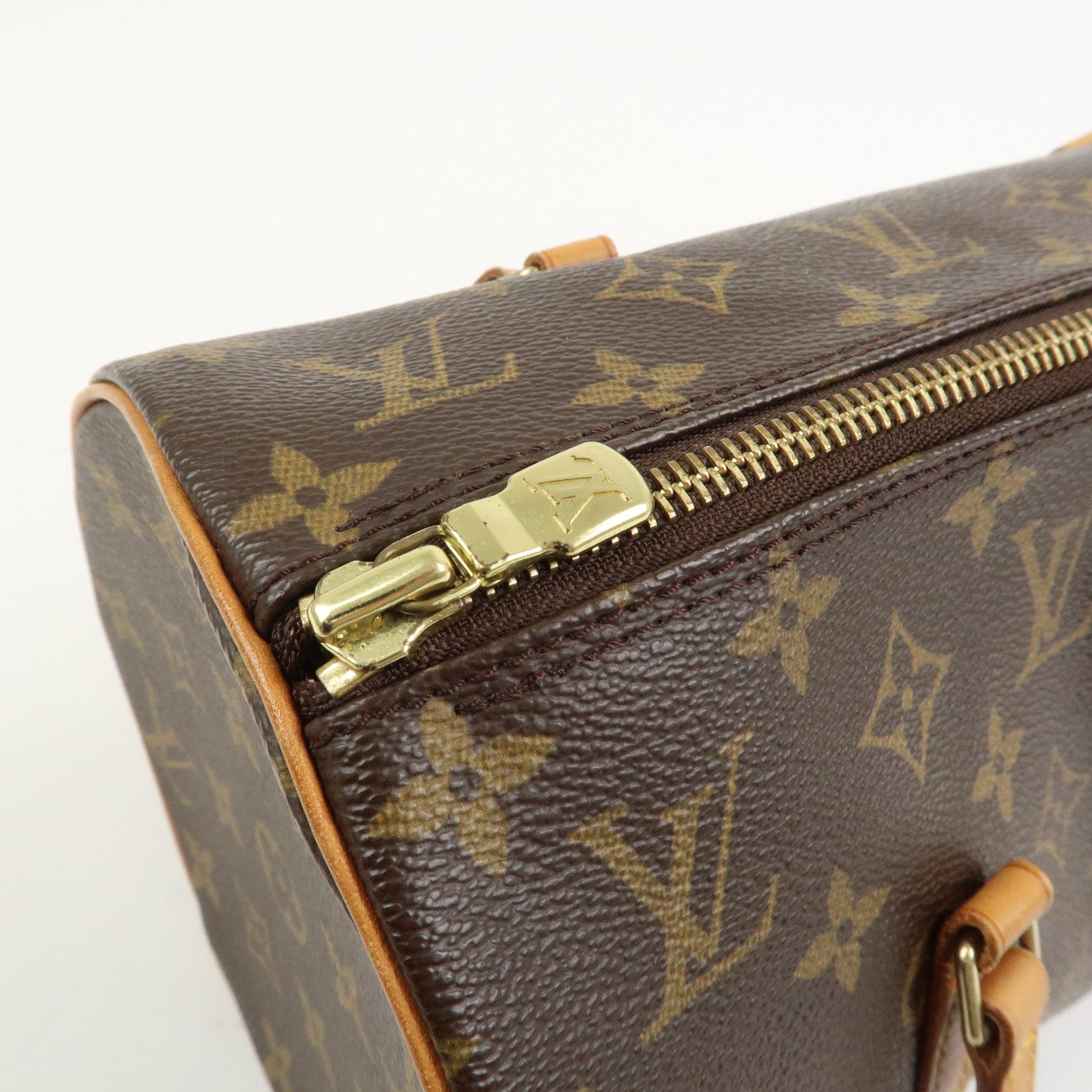 Louis Vuitton Monogram Papillon 30 Hand Bag New Style Brown M51385