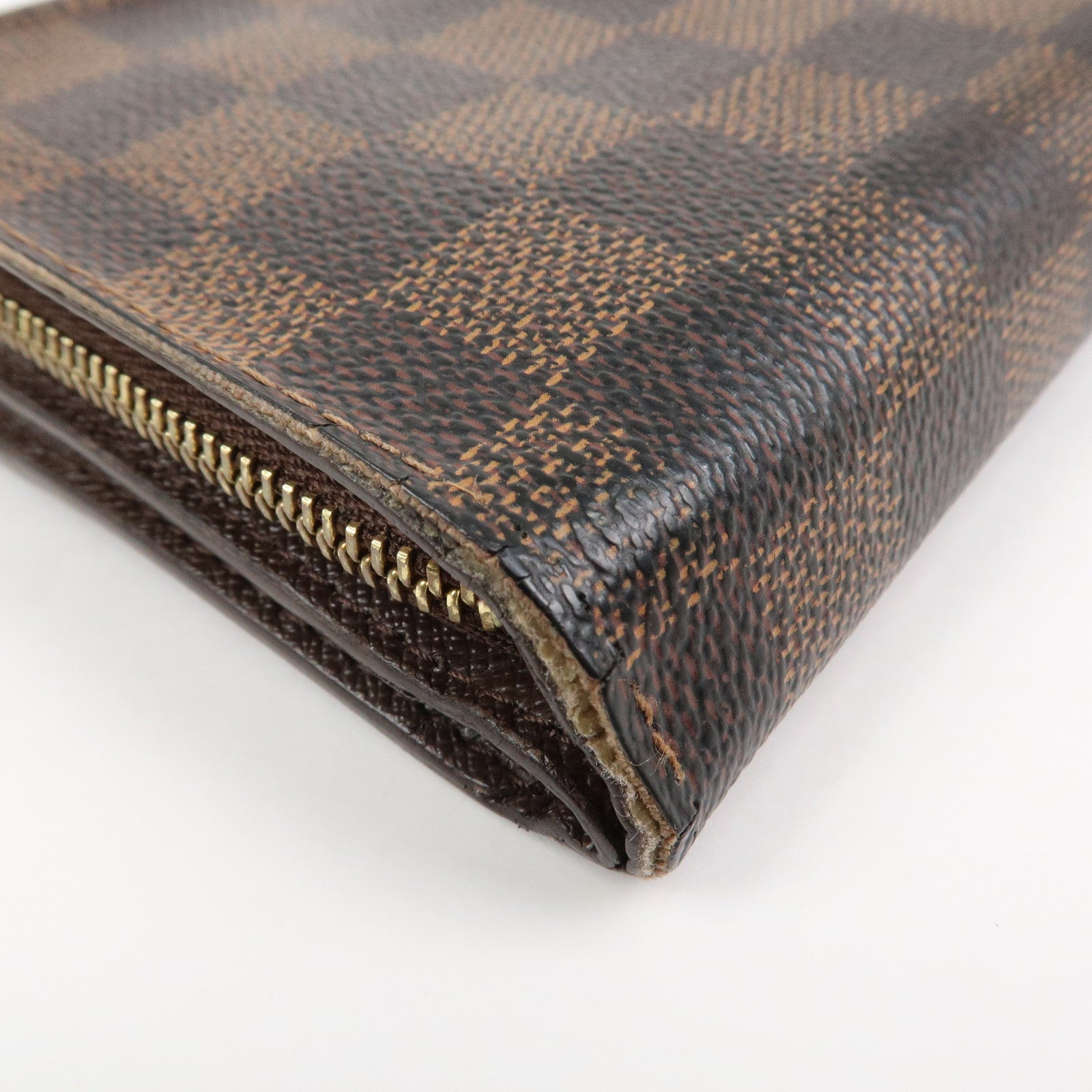 Louis Vuitton Damier Compact Zippy Bi-fold Small Wallet N61668