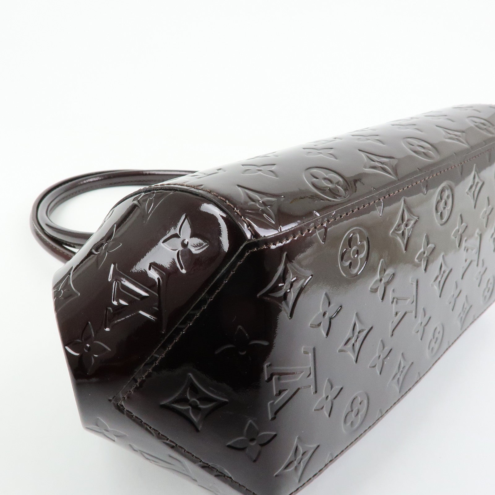 Louis Vuitton Monogram Vernis Leather Sherwood PM Hand Bag M91493