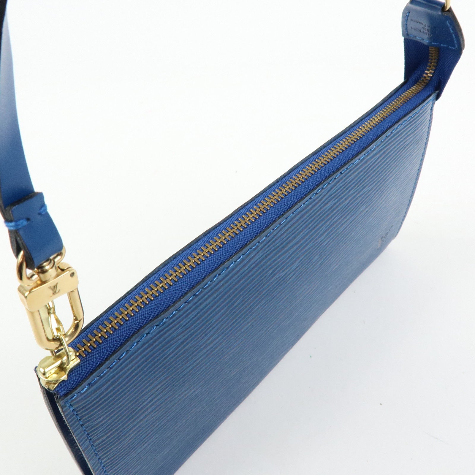 Louis Vuitton Epi Pochette Accessoires Pouch Toledo Blue M52945