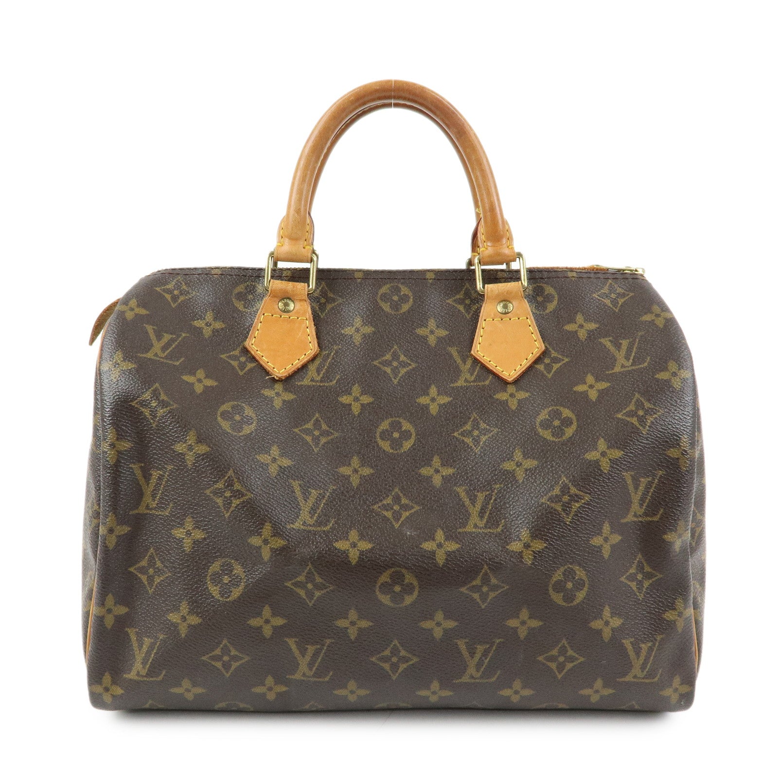 Louis Vuitton Monogram Speedy 30 Boston Bag Hand Bag Brown M41526
