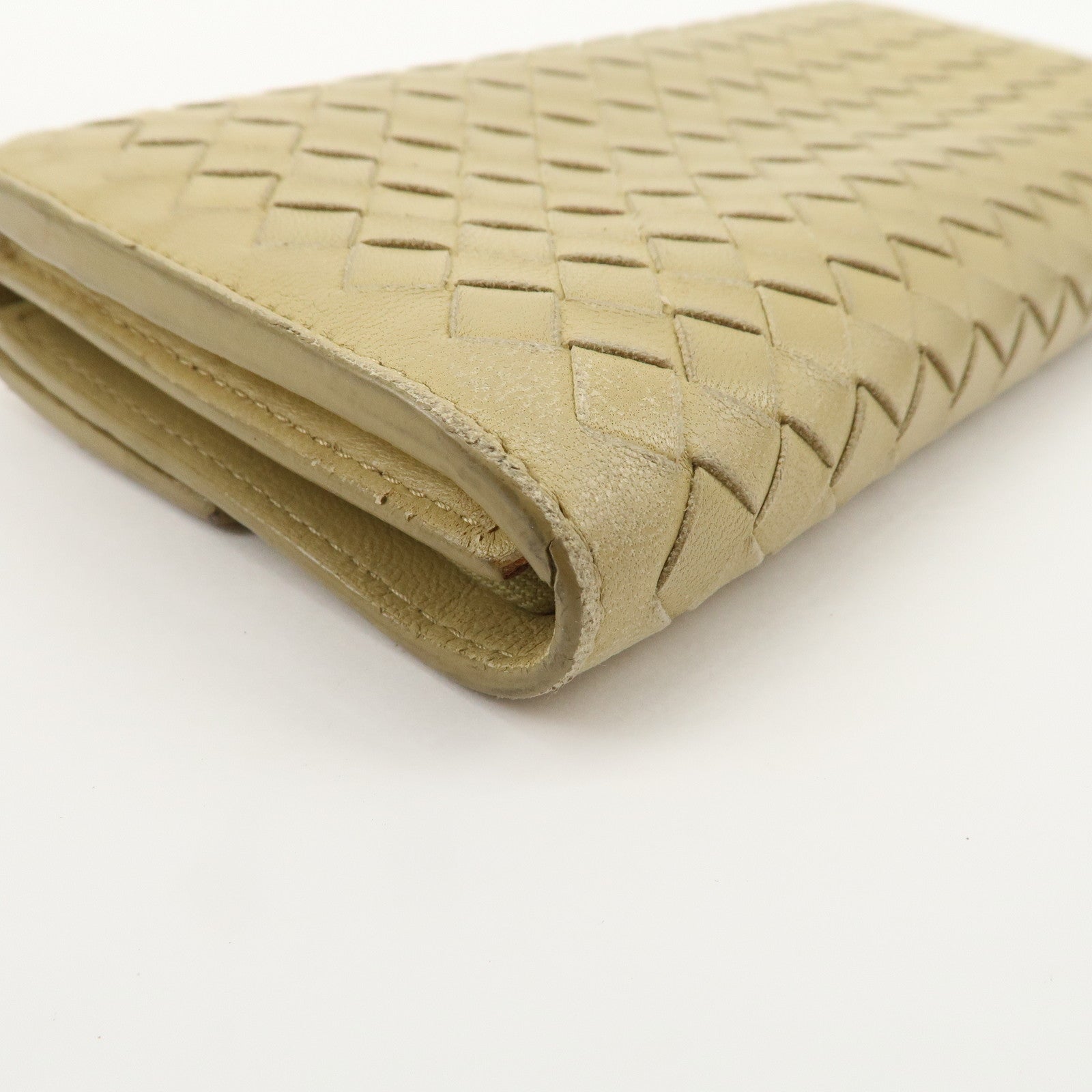 BOTTEGA VENETA Intrecciato Set of 2 Wallet Yellow 114075/150509