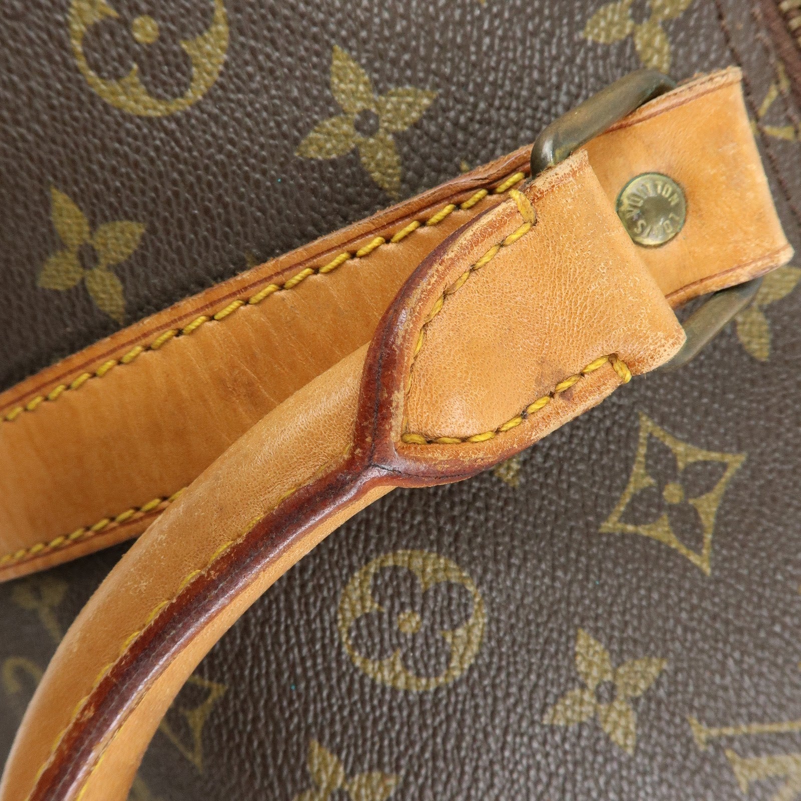 Louis Vuitton Monogram Keep All Bandouliere 60 Boston Bag M41412