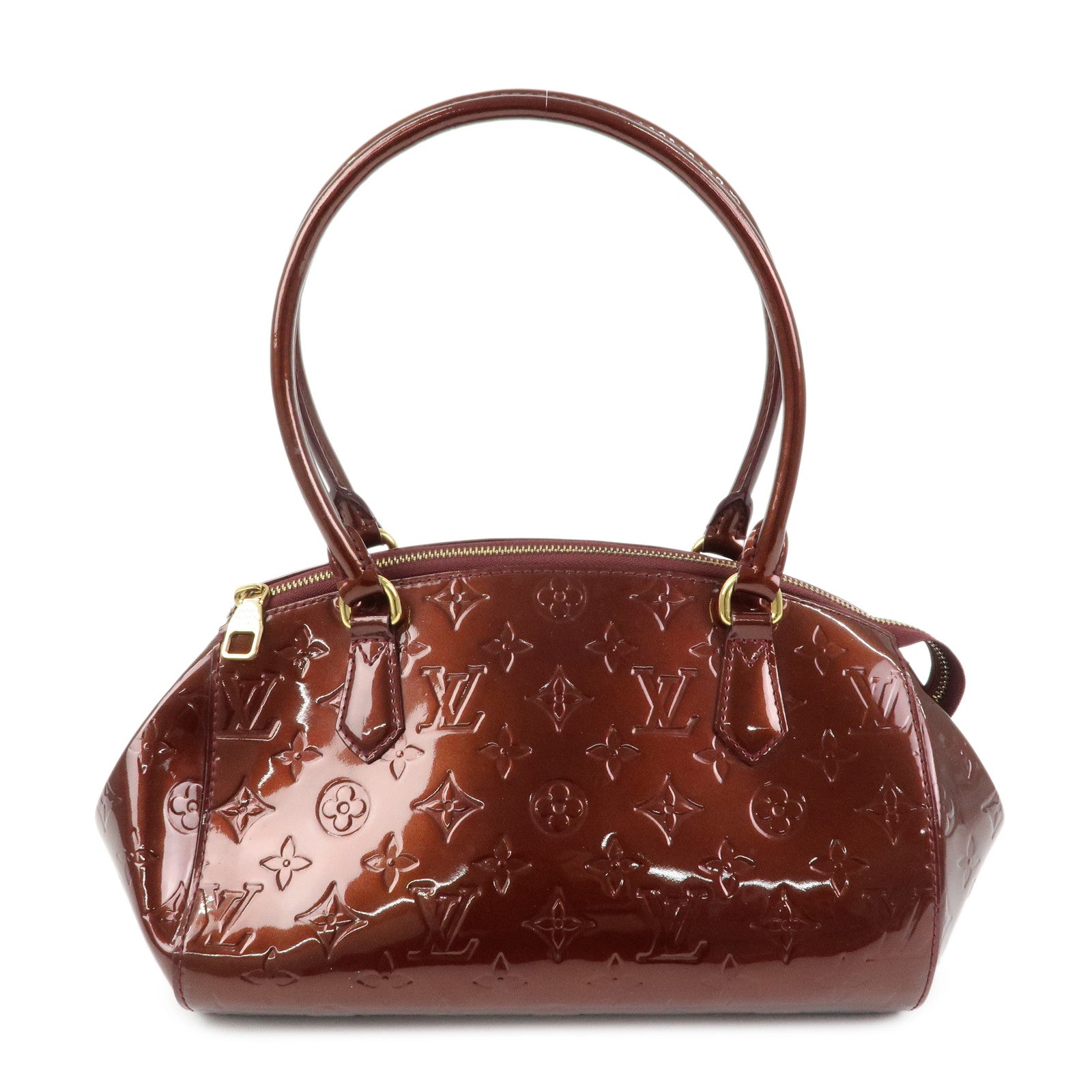 Louis Vuitton Monogram Vernis Sherwood PM Rouge Forvist M91492