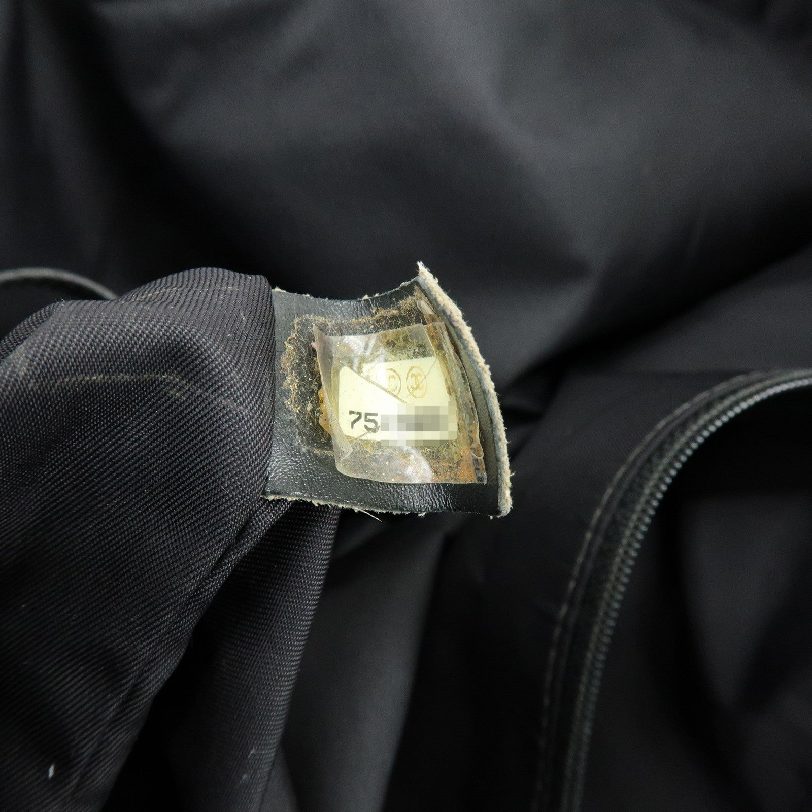 CHANEL New Travel Line Nylon Jacquard Leather Tote Bag A15991