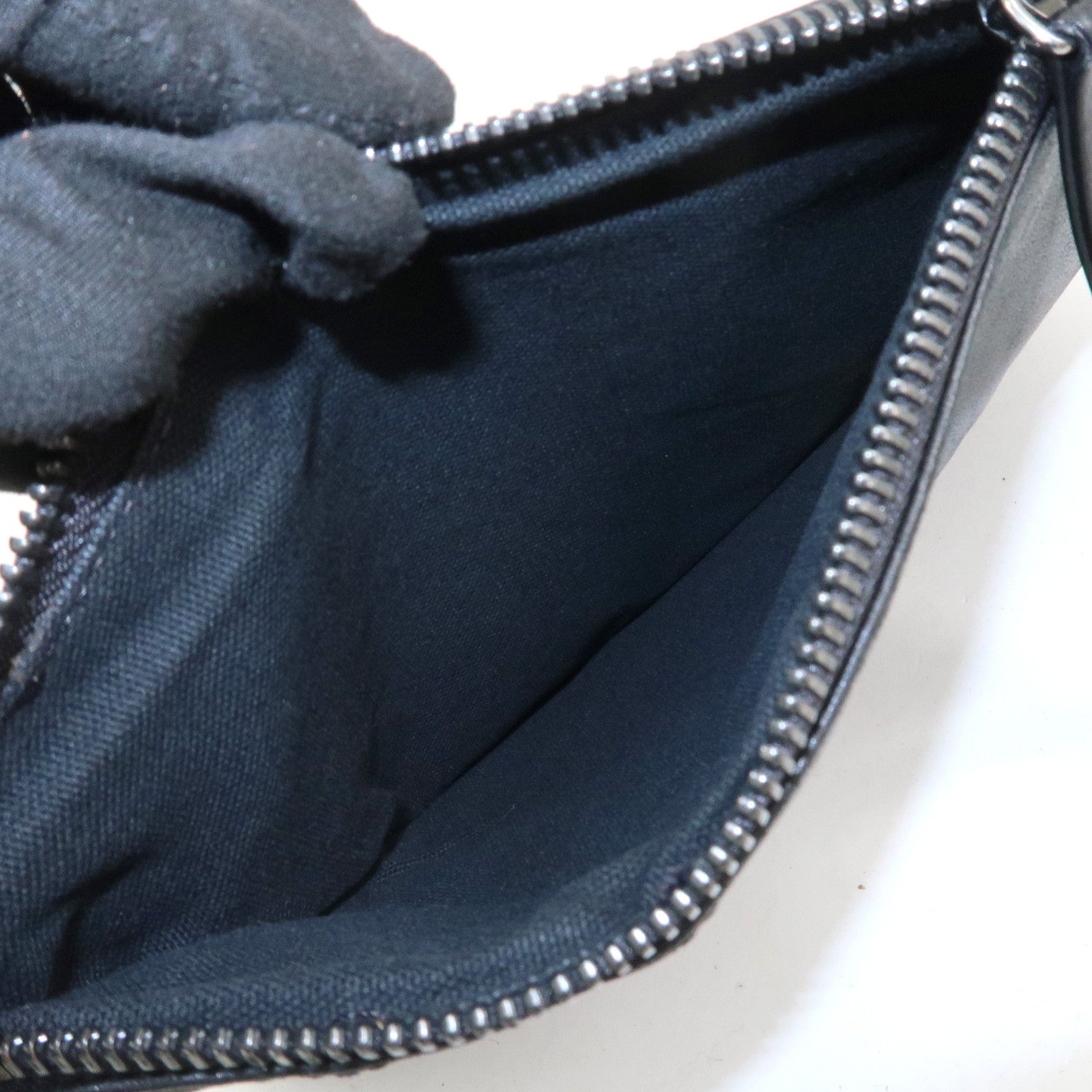 JIMMY CHOO Star Studs Leather Shoulder Bag Hand Bag Black