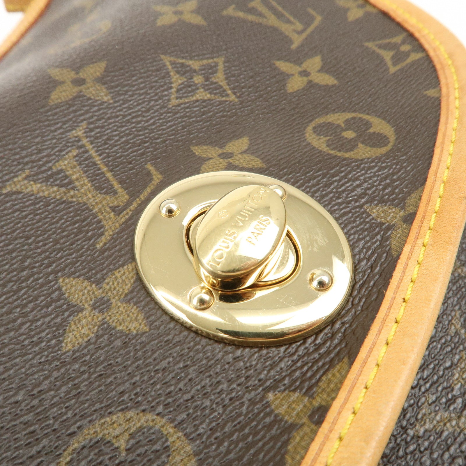 Louis Vuitton Monogram Tolum PM Shoulder Bag Hand Bag Brown M40076