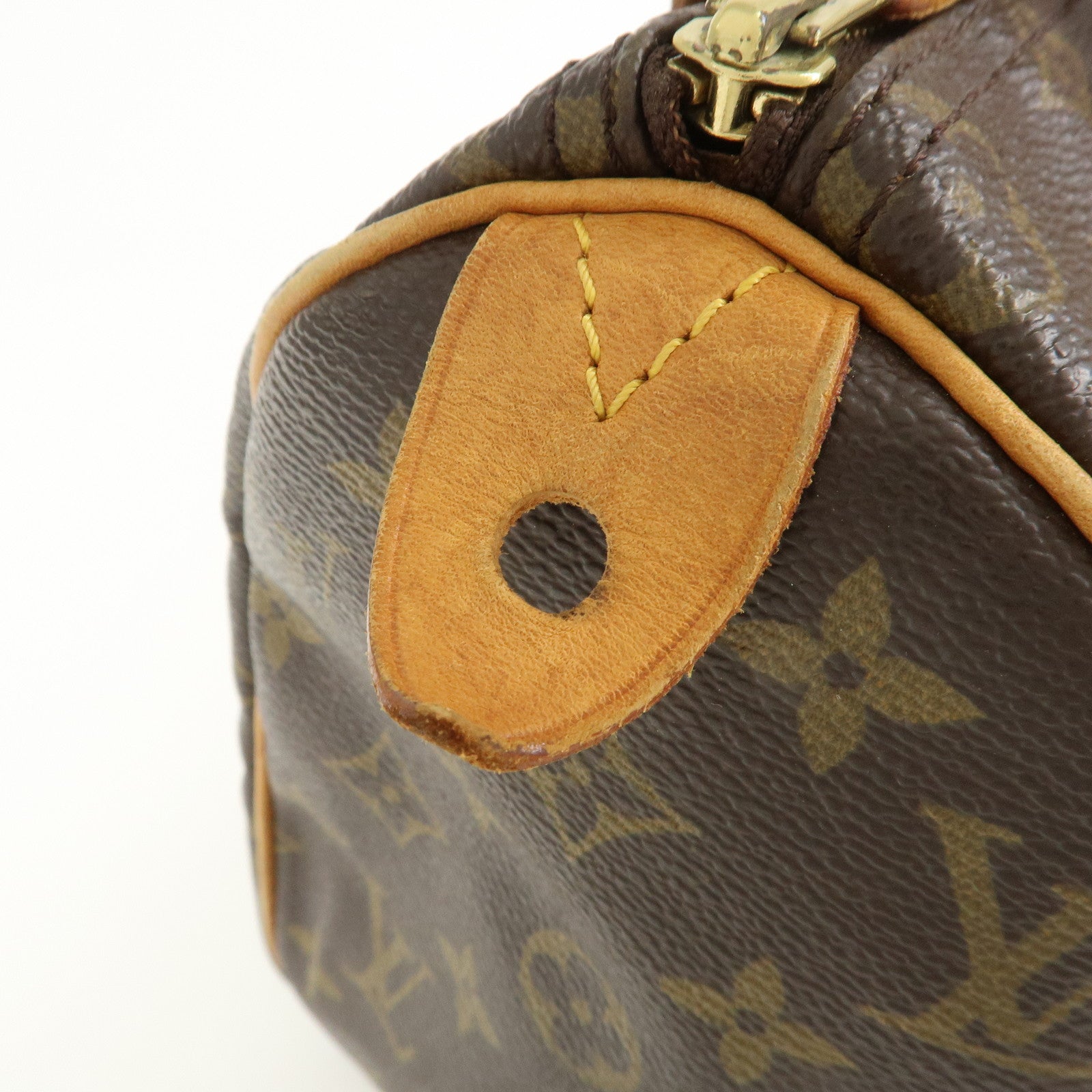 Louis Vuitton Monogram Speedy 25 Boston Bag Hand Bag Brown M41528