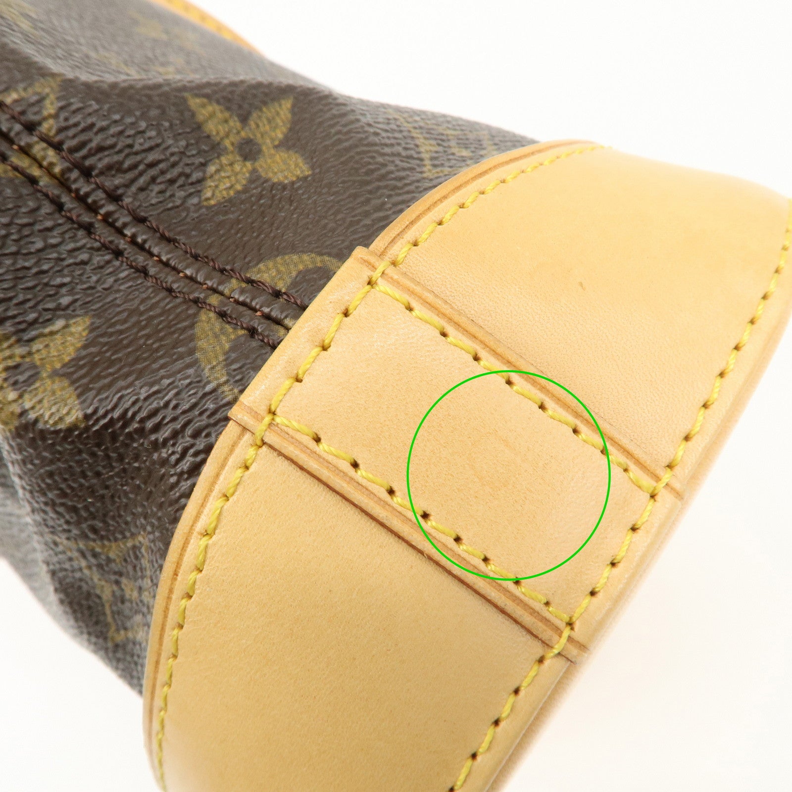 Louis Vuitton Monogram Lock It Hand Bag Old Style Brown M40102 Used