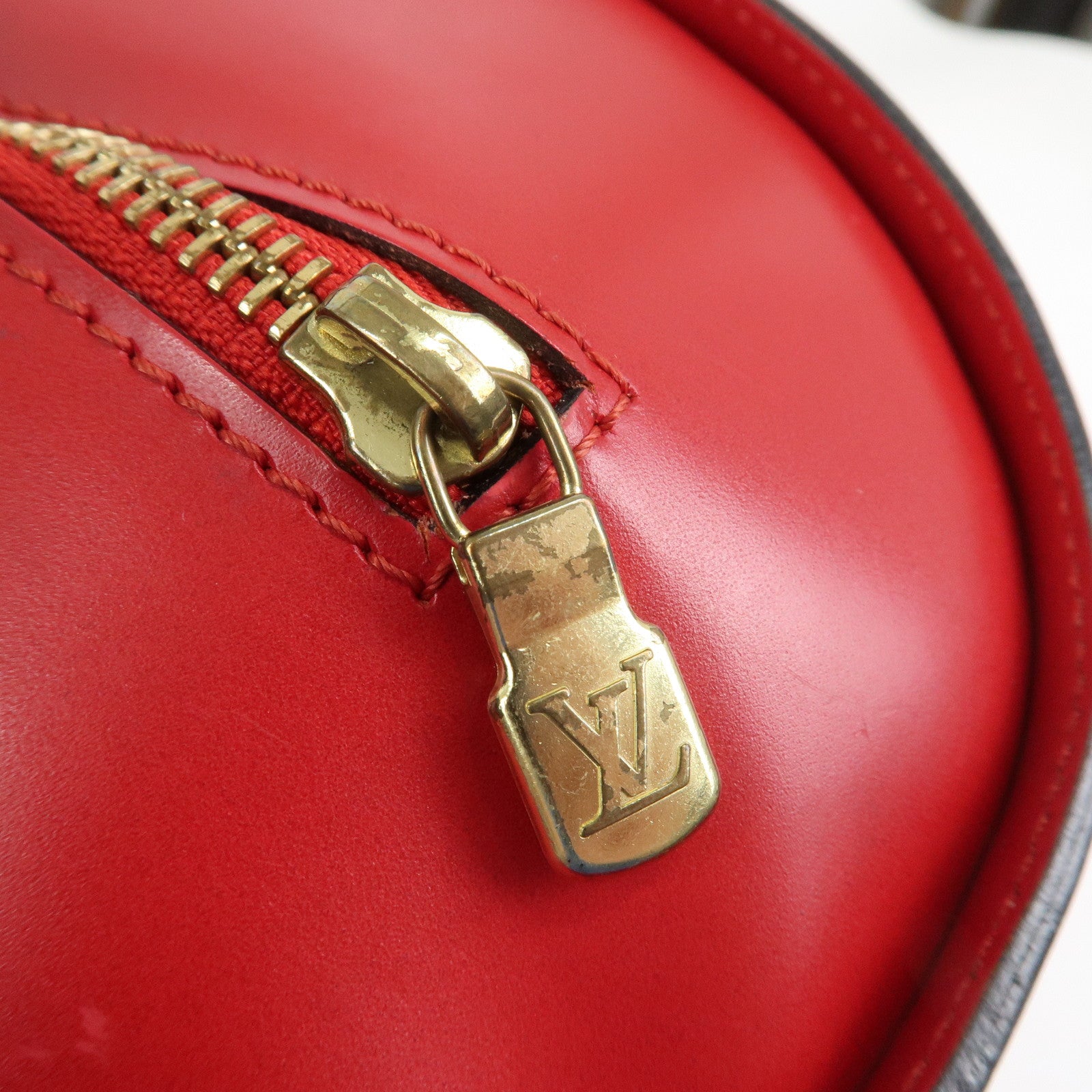 Louis Vuitton Epi Soufflot Hand Bag Castillian Red M52227