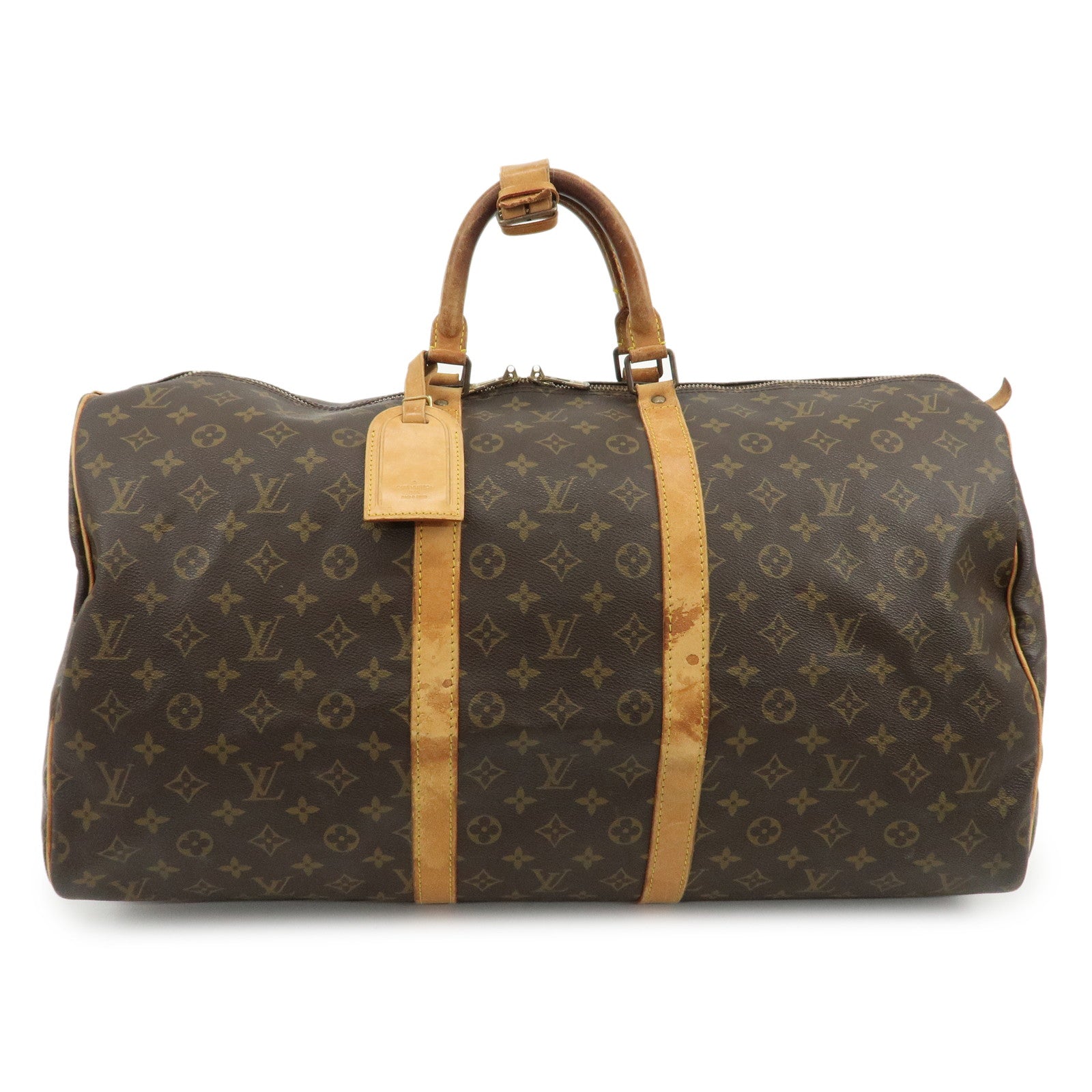Louis Vuitton Monogram Keep All 55 Boston Bag Travel Bag M41424