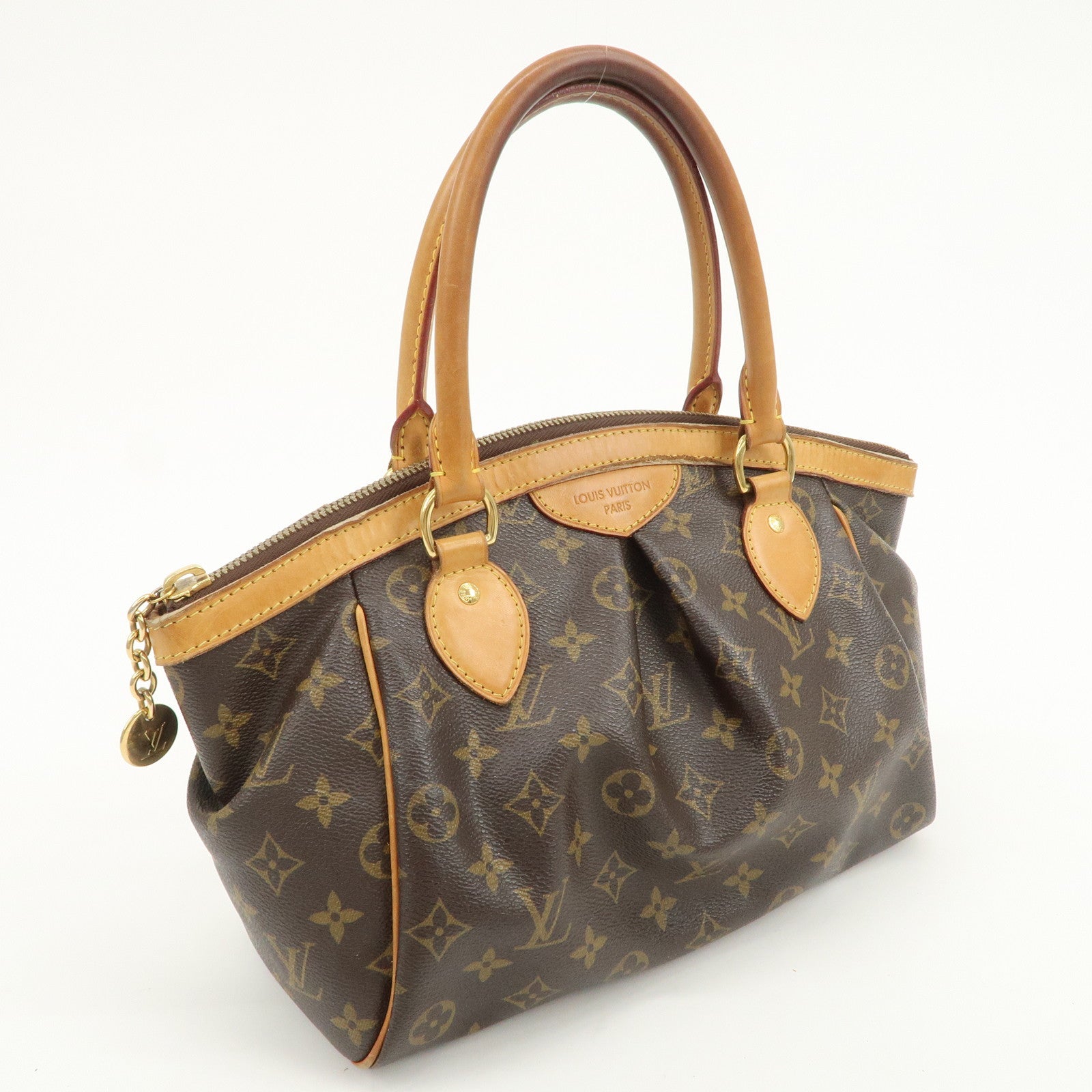 Louis Vuitton Monogram Tivoli PM Hand Bag Shoulder Bag Brown M40143