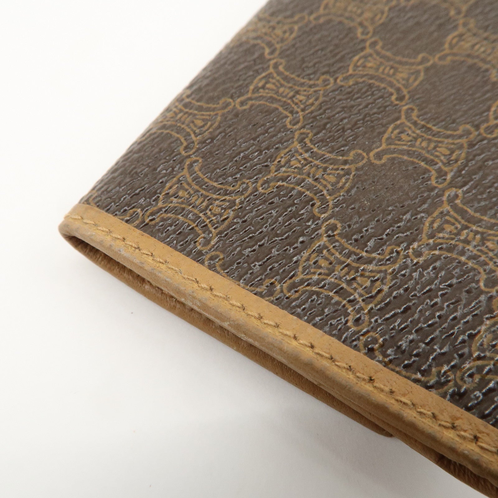 CELINE Macadam Set of 2 Sunglasses Case Key Case Brown