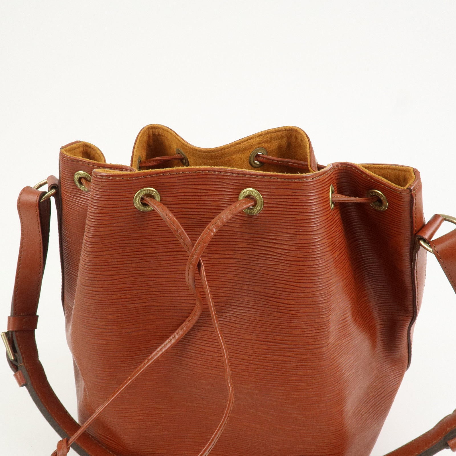 Louis Vuitton Epi Leather Petit Noe Shoulder Bag Kenya Brown M44103