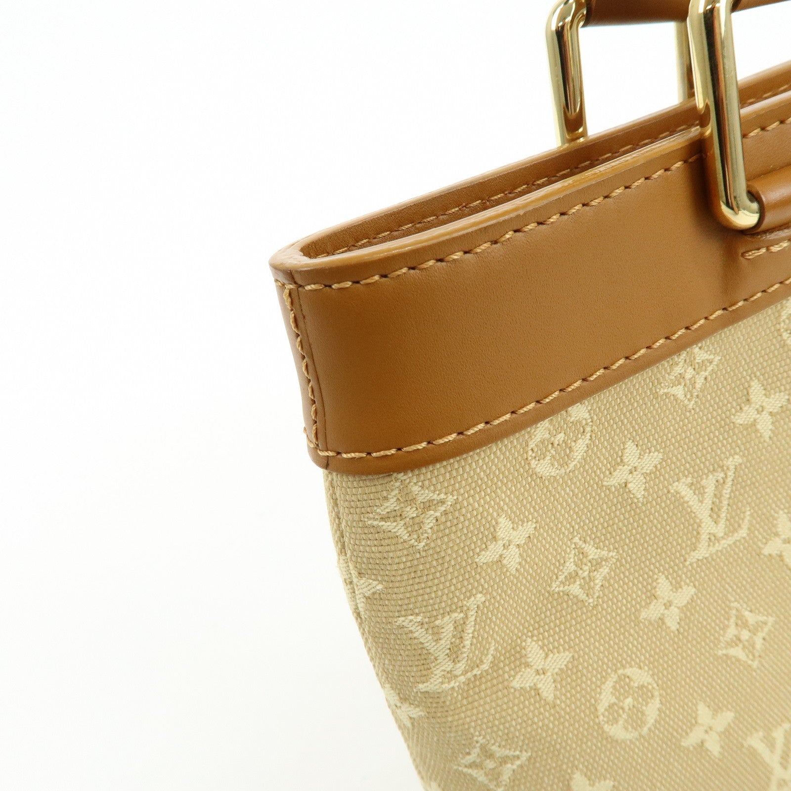 Louis Vuitton Monogram Mini Lucille PM Hand Bag Beige M92684