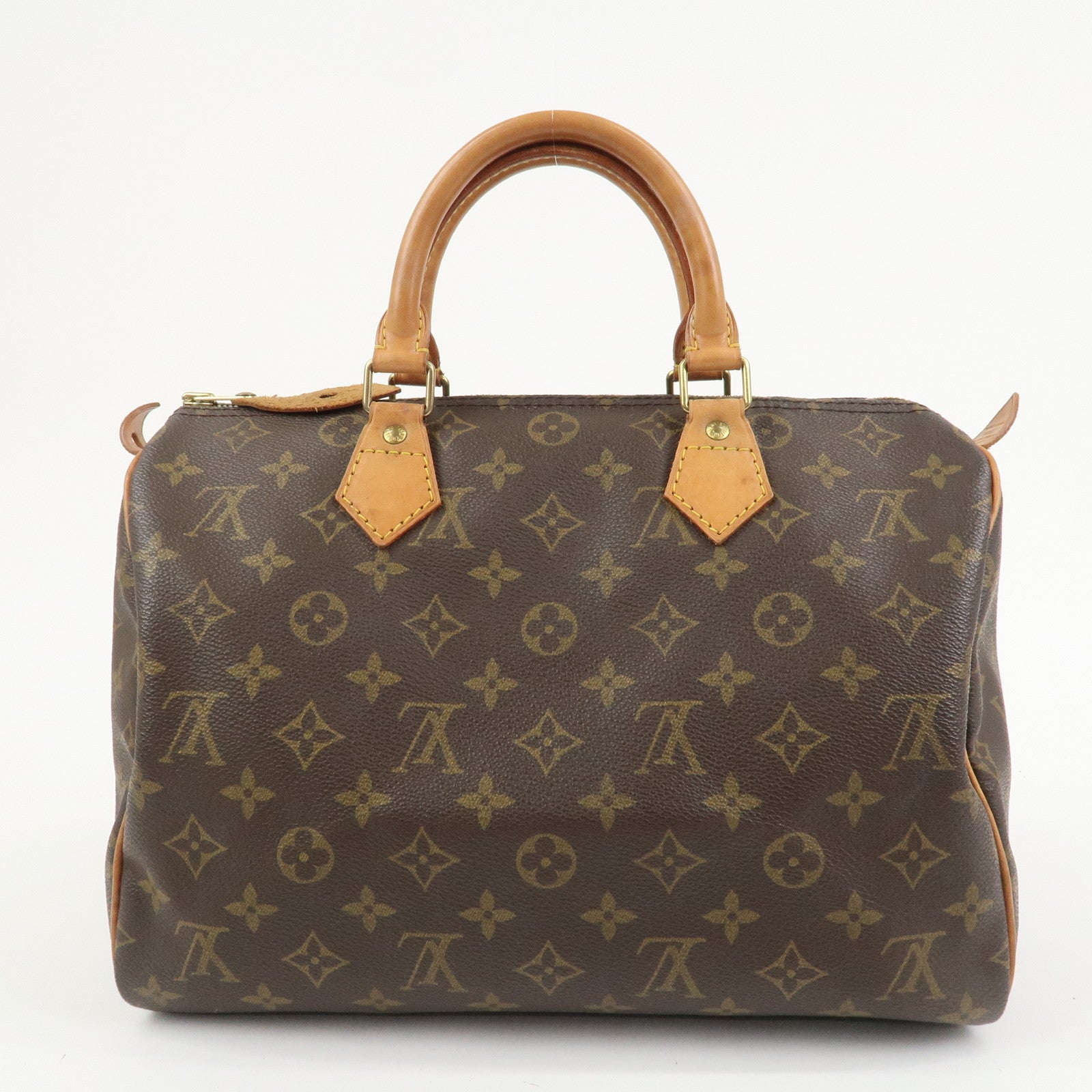 Louis Vuitton Monogram Speedy 30 Boston Bag Hand Bag Brown M41526