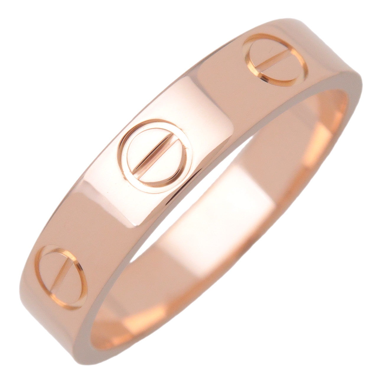 Cartier Mini Love Ring K18 750PG Rose Gold #48 US4.5 EU48 HK9.5