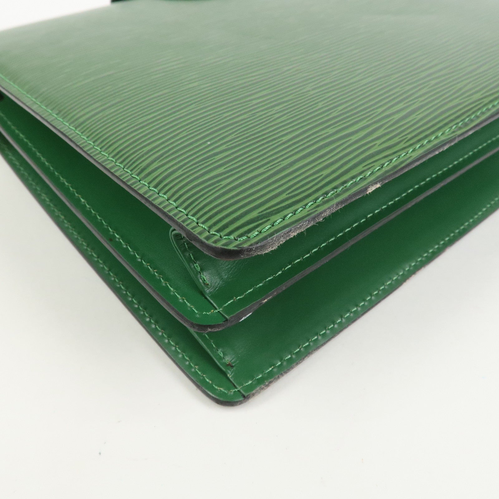 Louis Vuitton Epi Capucines Leather Shoulder Bag BorneoGreen M52344