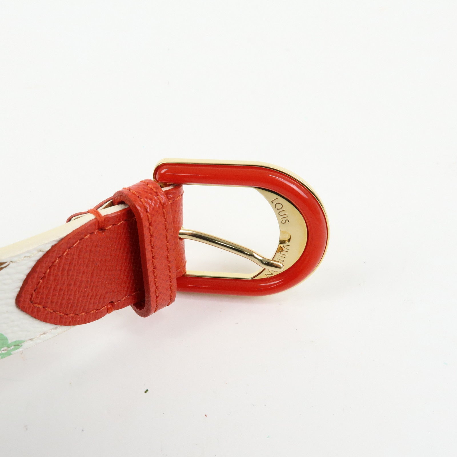 Louis Vuitton Monogram Multicolor Ceinture Candy Belt Blanc M9731