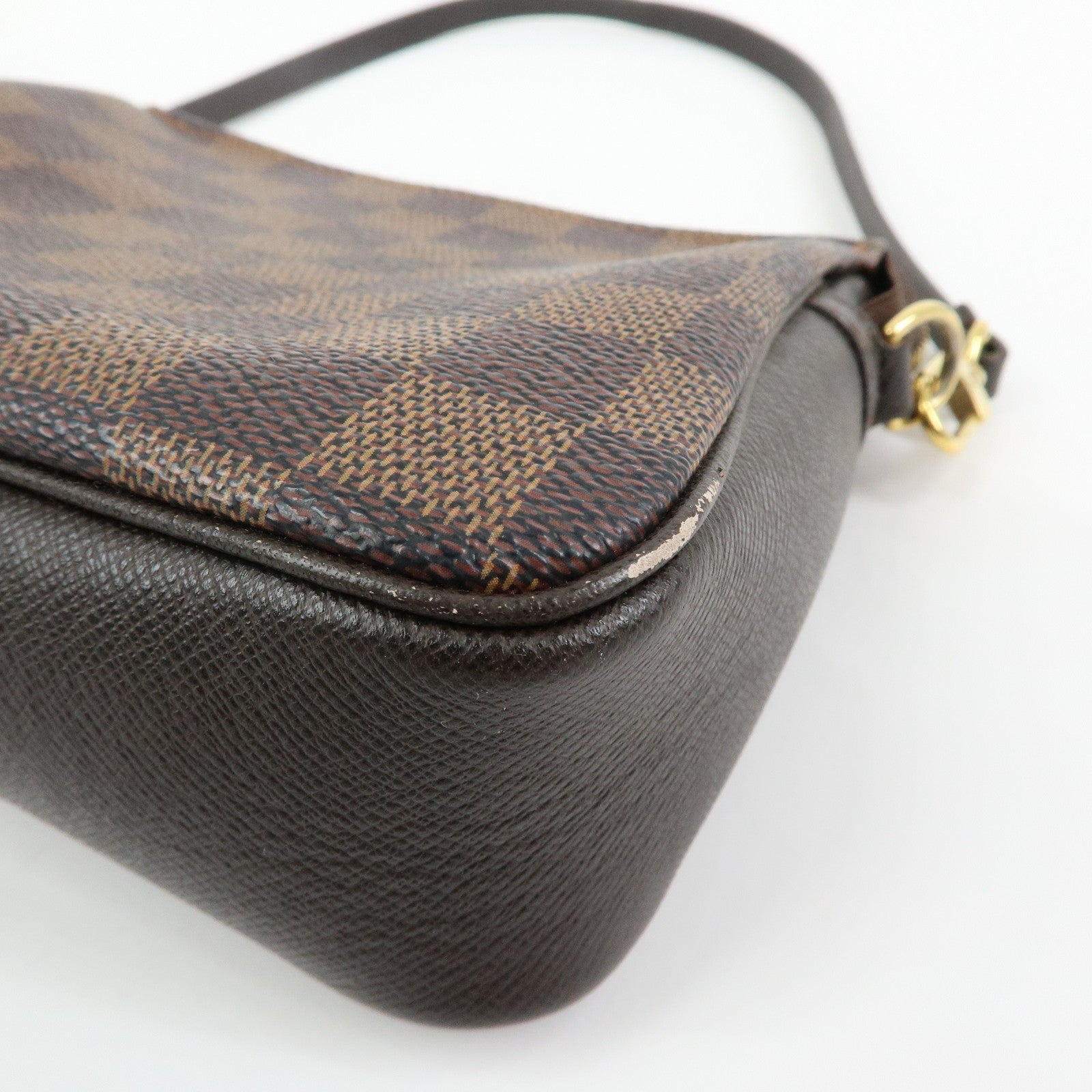 Louis Vuitton Damier Trousse Makeup Accessory Pouch Brown N51982
