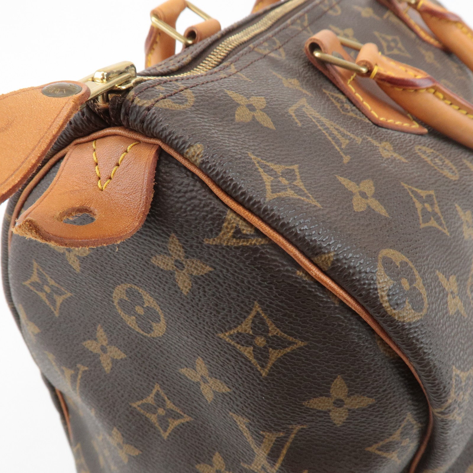 Louis Vuitton Monogram Speedy 30 Hand Bag Boston Bag M41526 Used