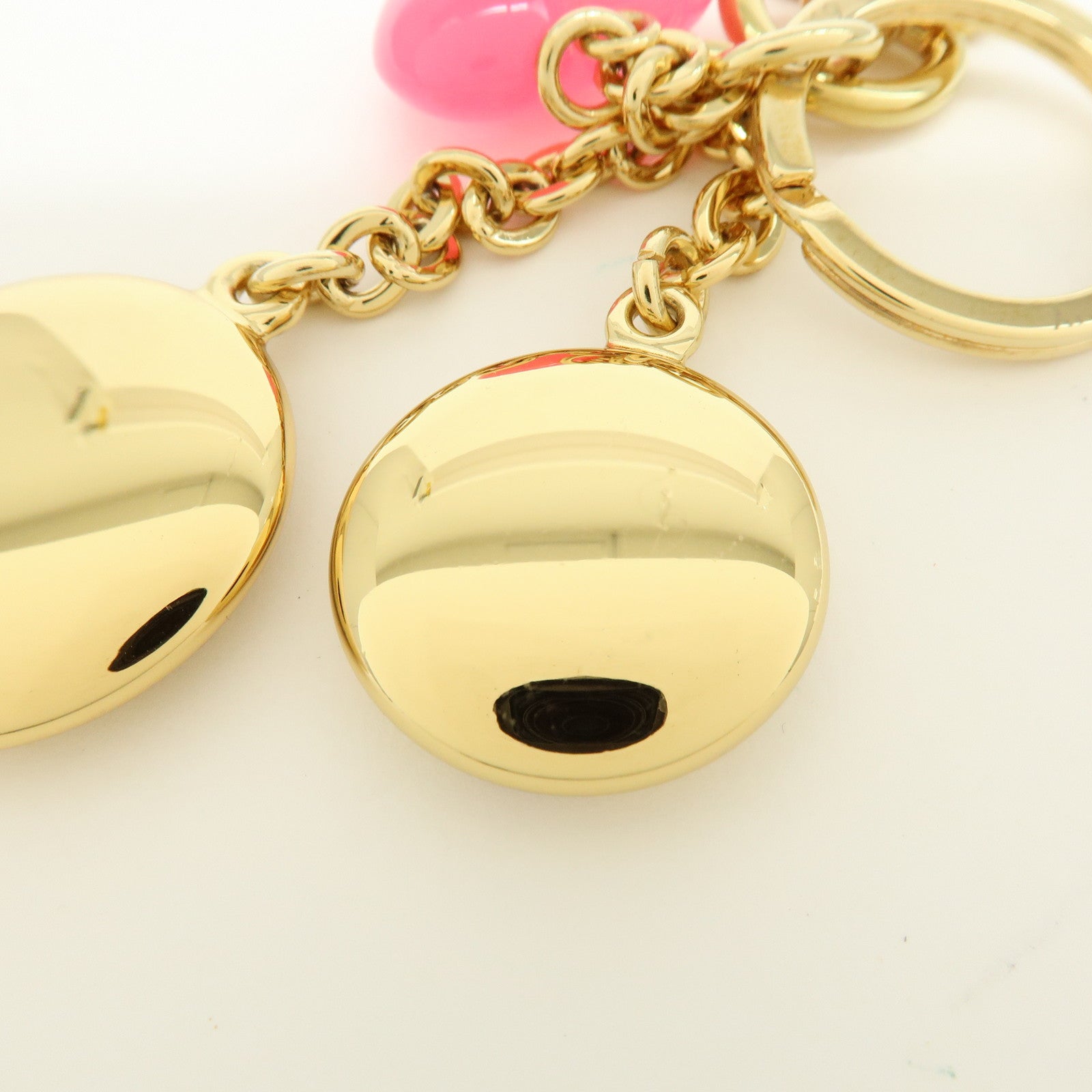 Louis Vuitton Metal Porte Cles LV Enamored Bag Charm Gold M00819