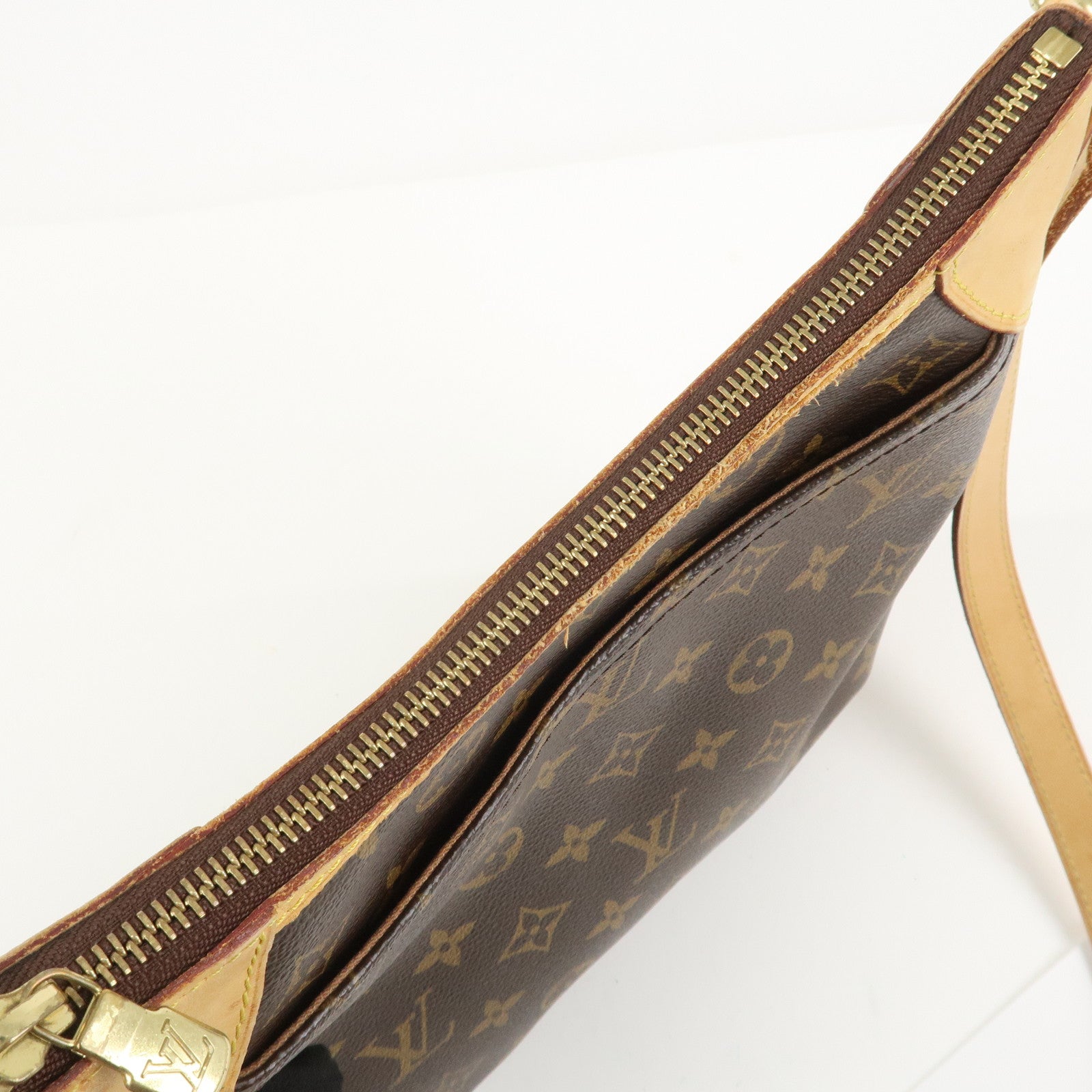 Louis Vuitton Monogram Odeon PM Shoulder Bag Brown M56390