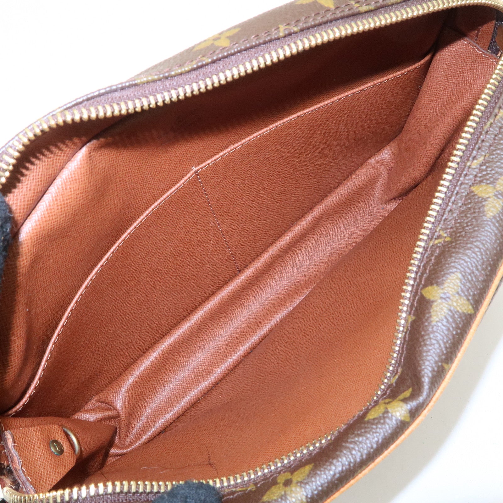 Louis Vuitton Monogram Compiegne 28 Pouch Clutch Bag Brown M51845 Used