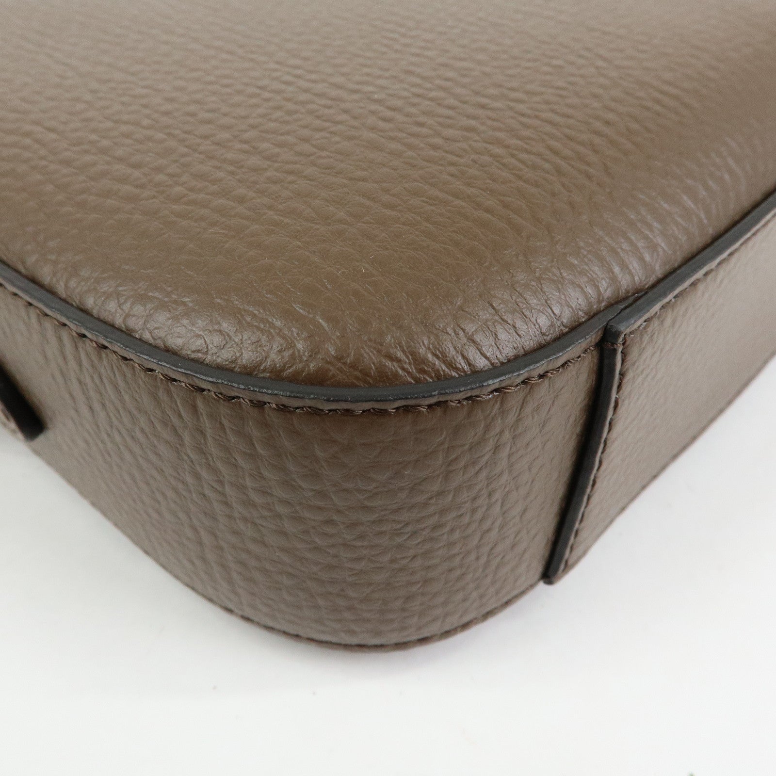 STELLA MCCARTNEY Faux Vegan Leathr Shoulder Crossbody Bag Brown