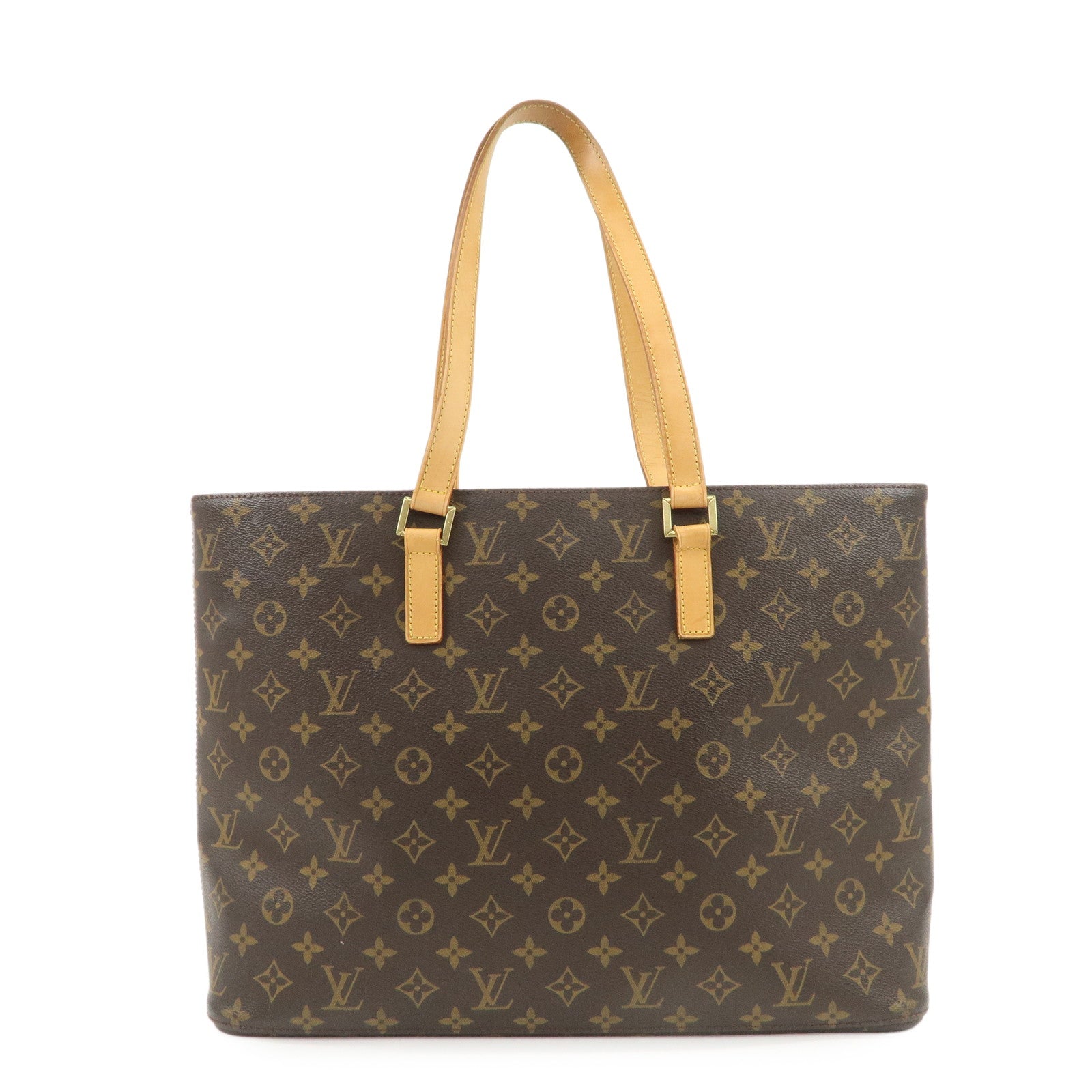 Louis Vuitton Monogram Luco Tote Bag Shoulder Bag Brown M51155